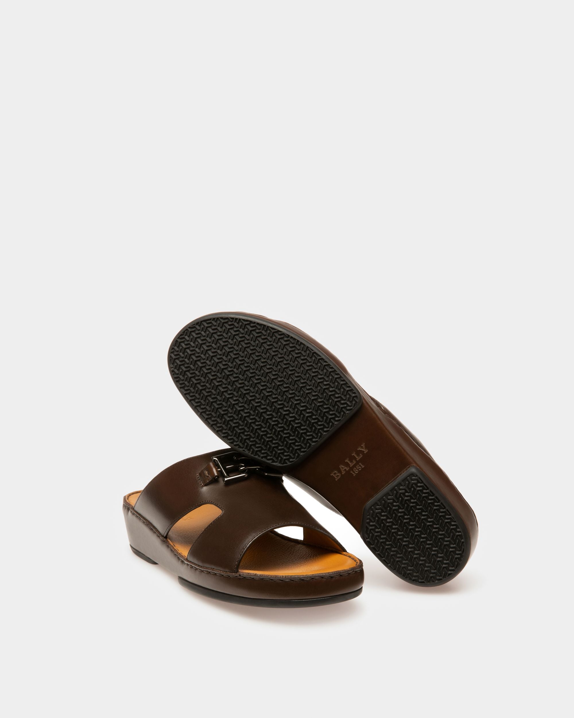 Harames Sandales En Cuir Marron - Homme - Bally - 03