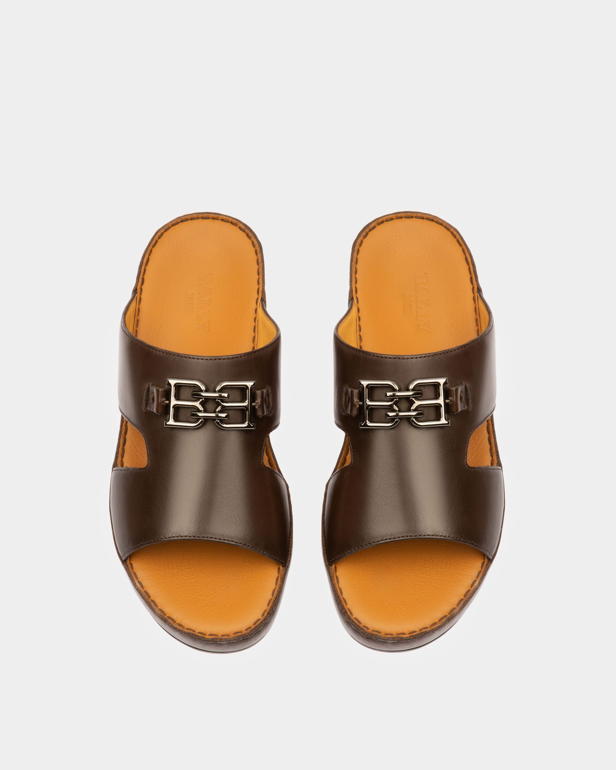Harames Sandales En Cuir Marron - Homme - Bally - 04