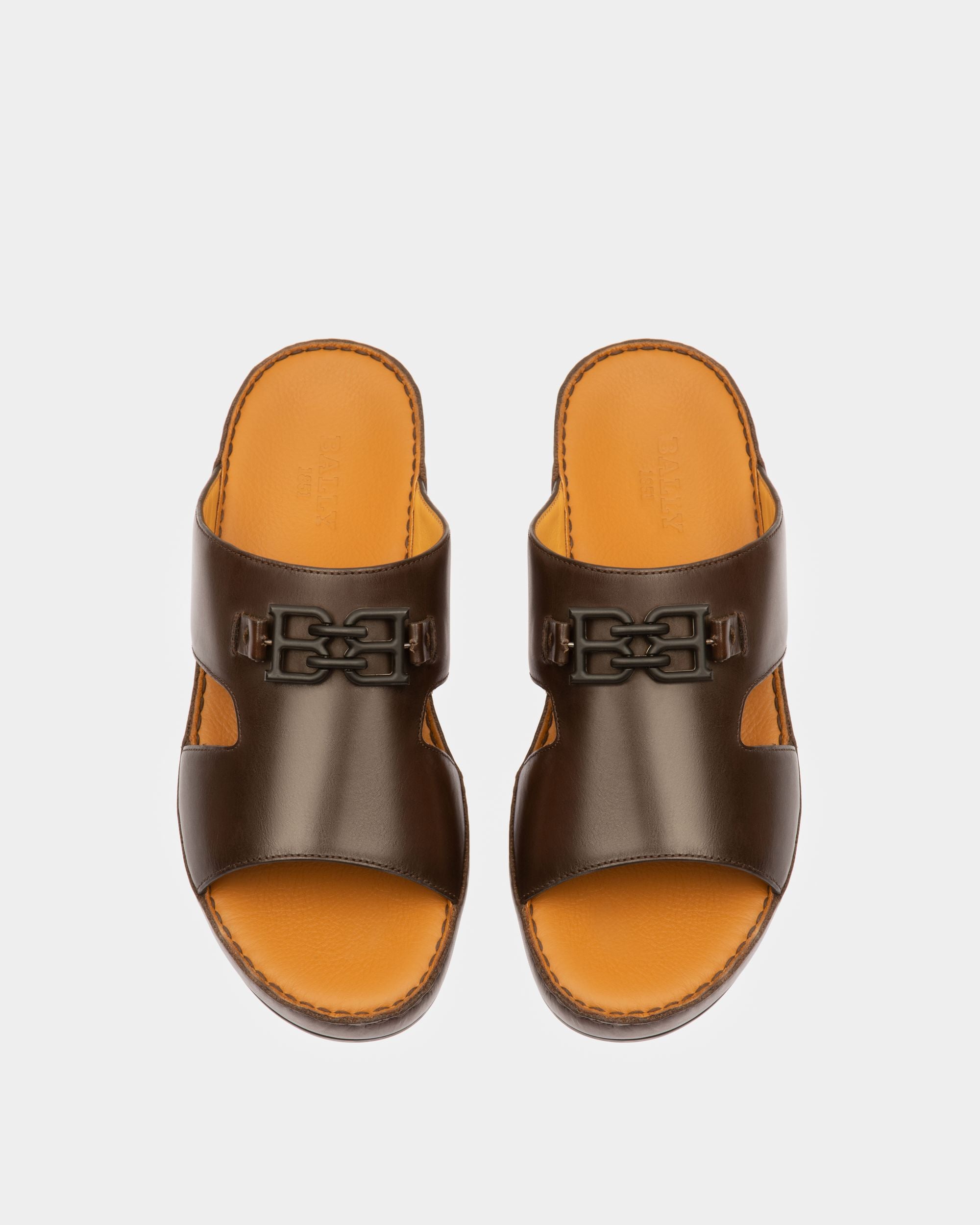 Harames Sandales En Cuir Marron - Homme - Bally - 05