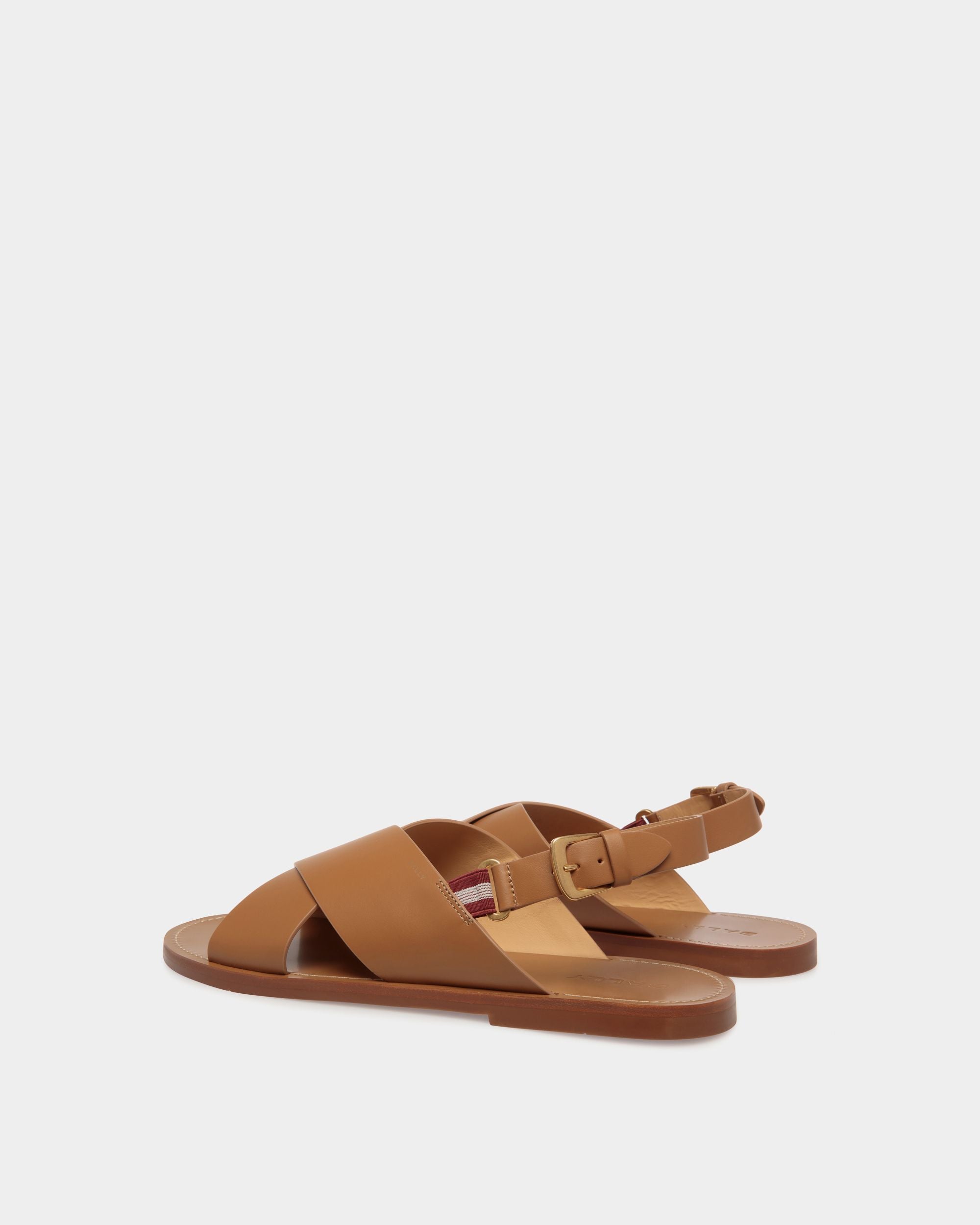 Sandale Chateau En Cuir Marron - Homme - Bally - 04
