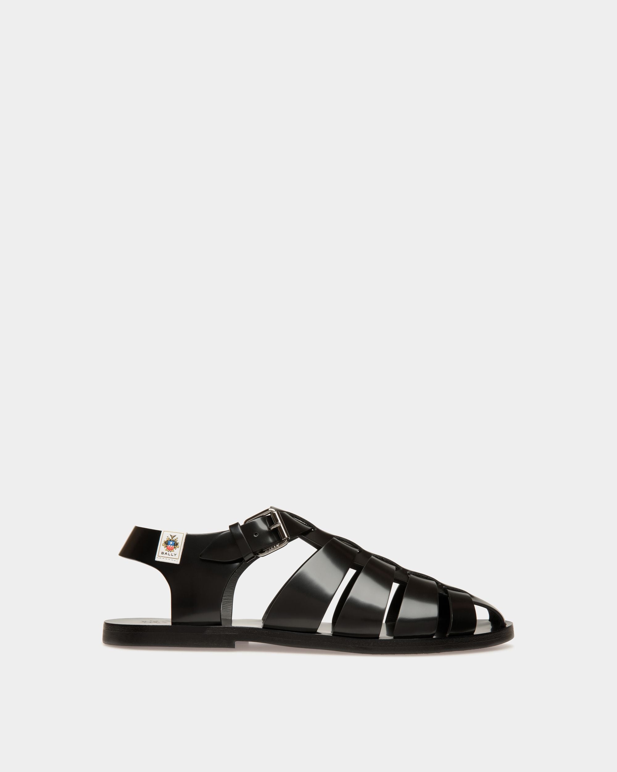 Sandale Chateau En Cuir Noir - Homme - Bally - 01