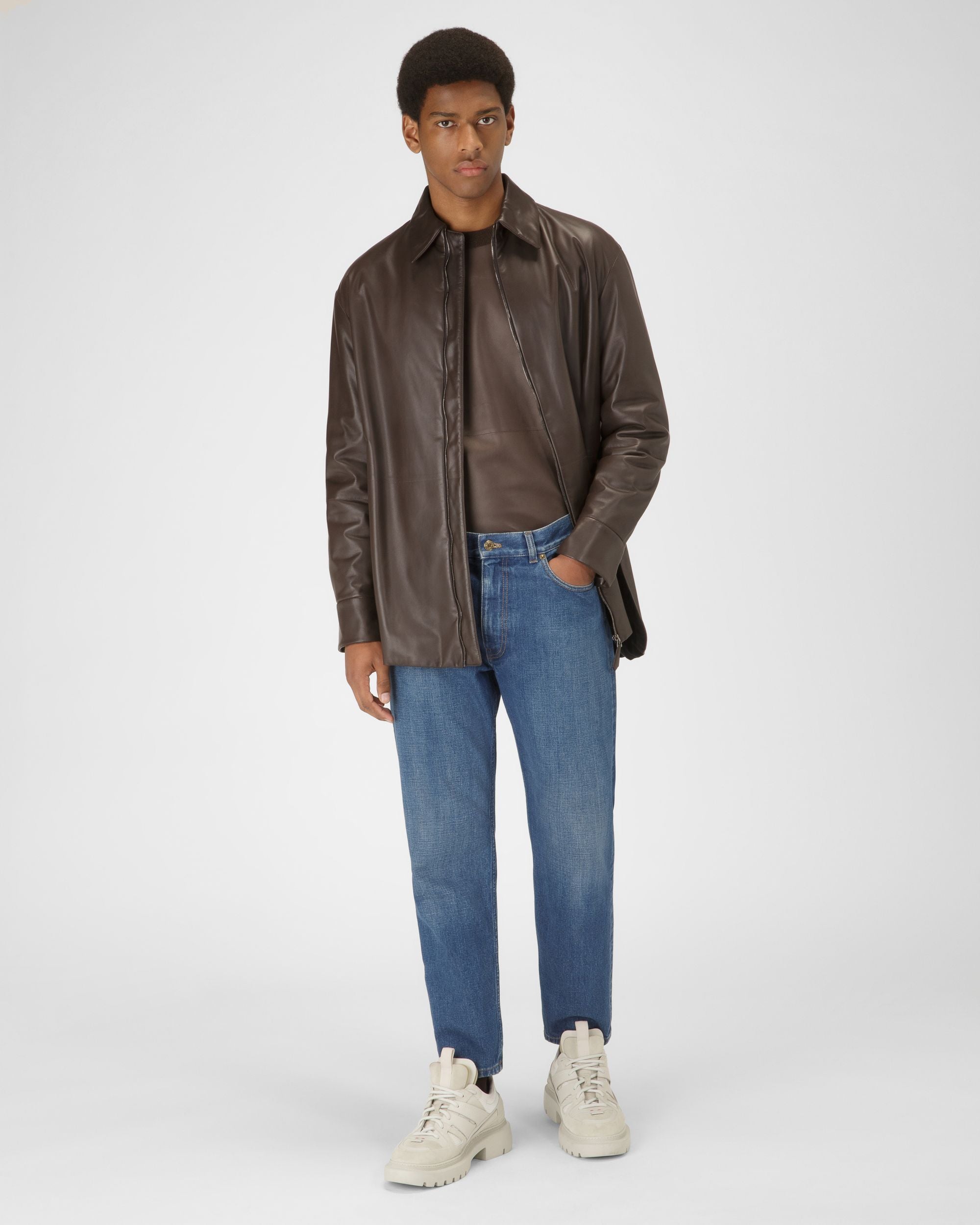 Cotton Trousers In Blue - Homme - Bally - 04