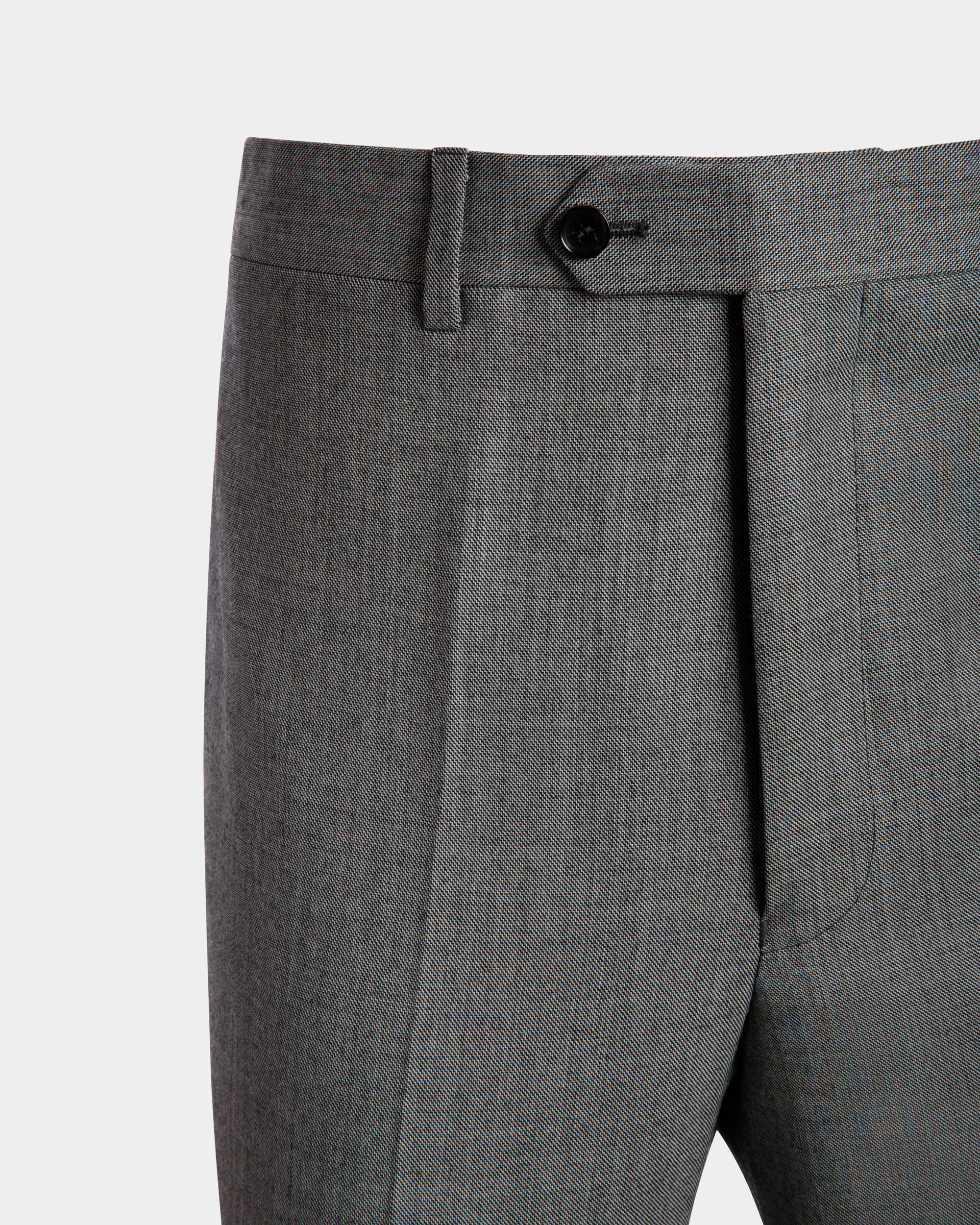 Trousers Trousers In Grey Wool - Herren - Bally - 02
