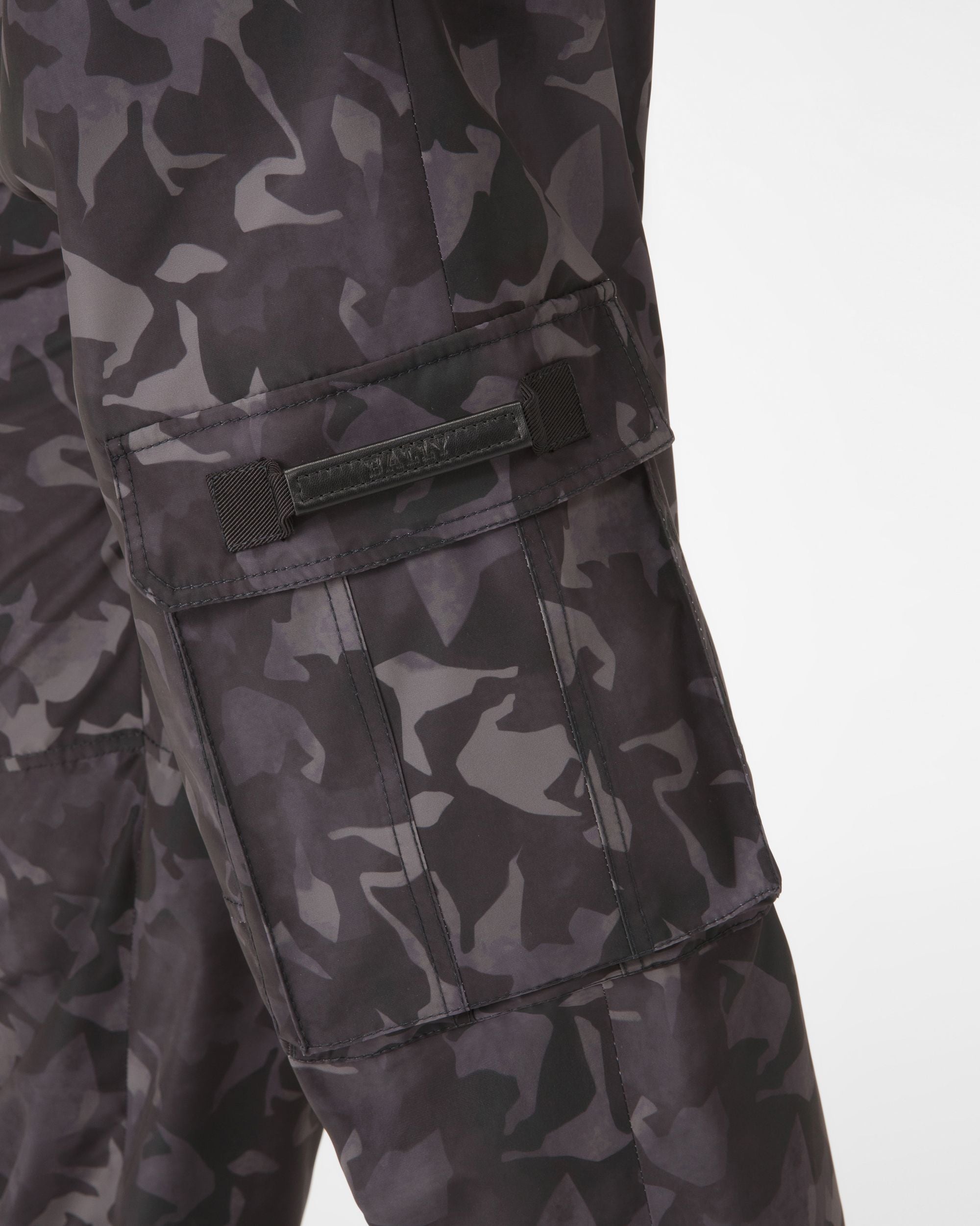 Recycled Polyster Trousers In Black - Men's - Bally - 02