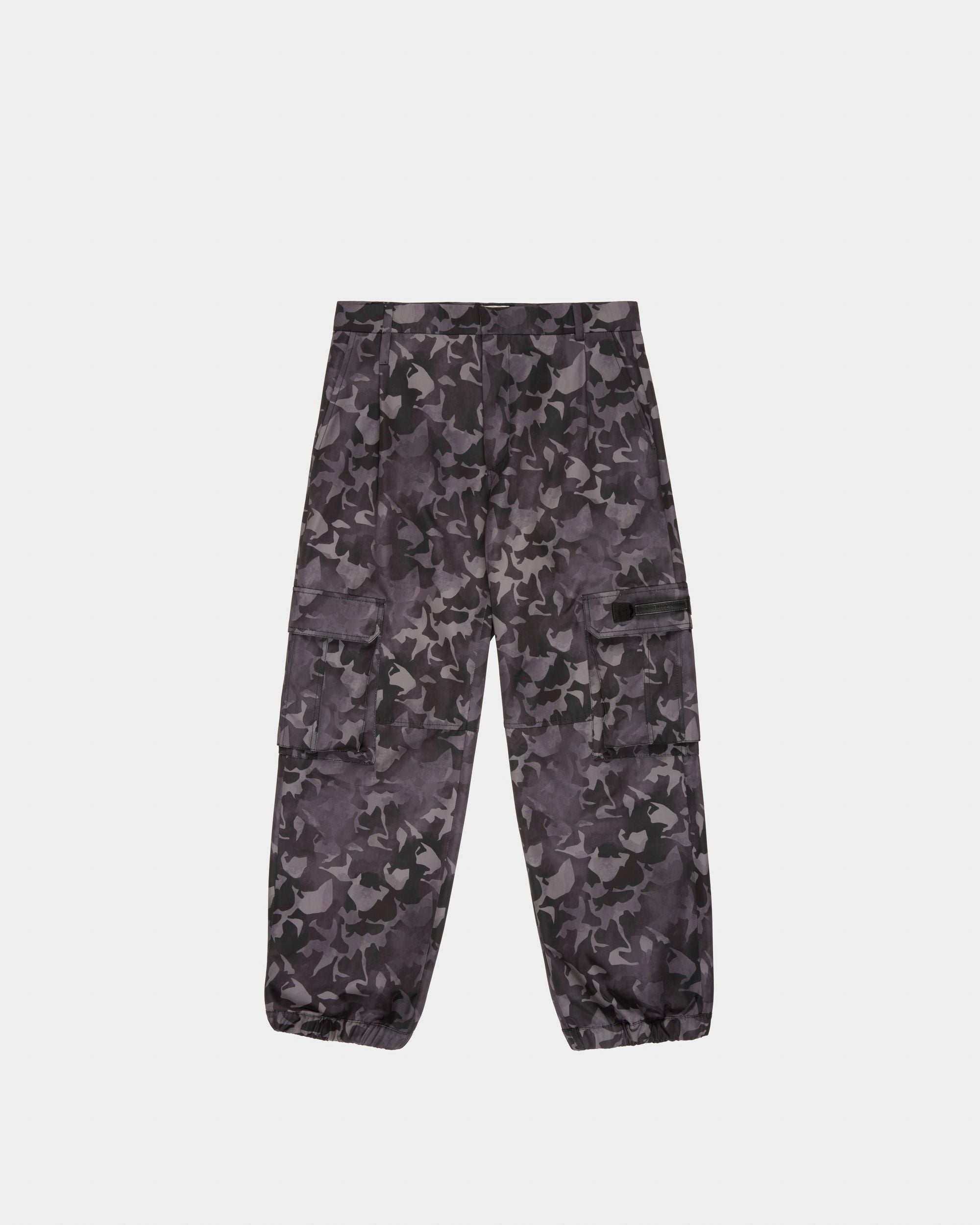 Recycled Polyster Trousers In Black - Men's - Bally - 04