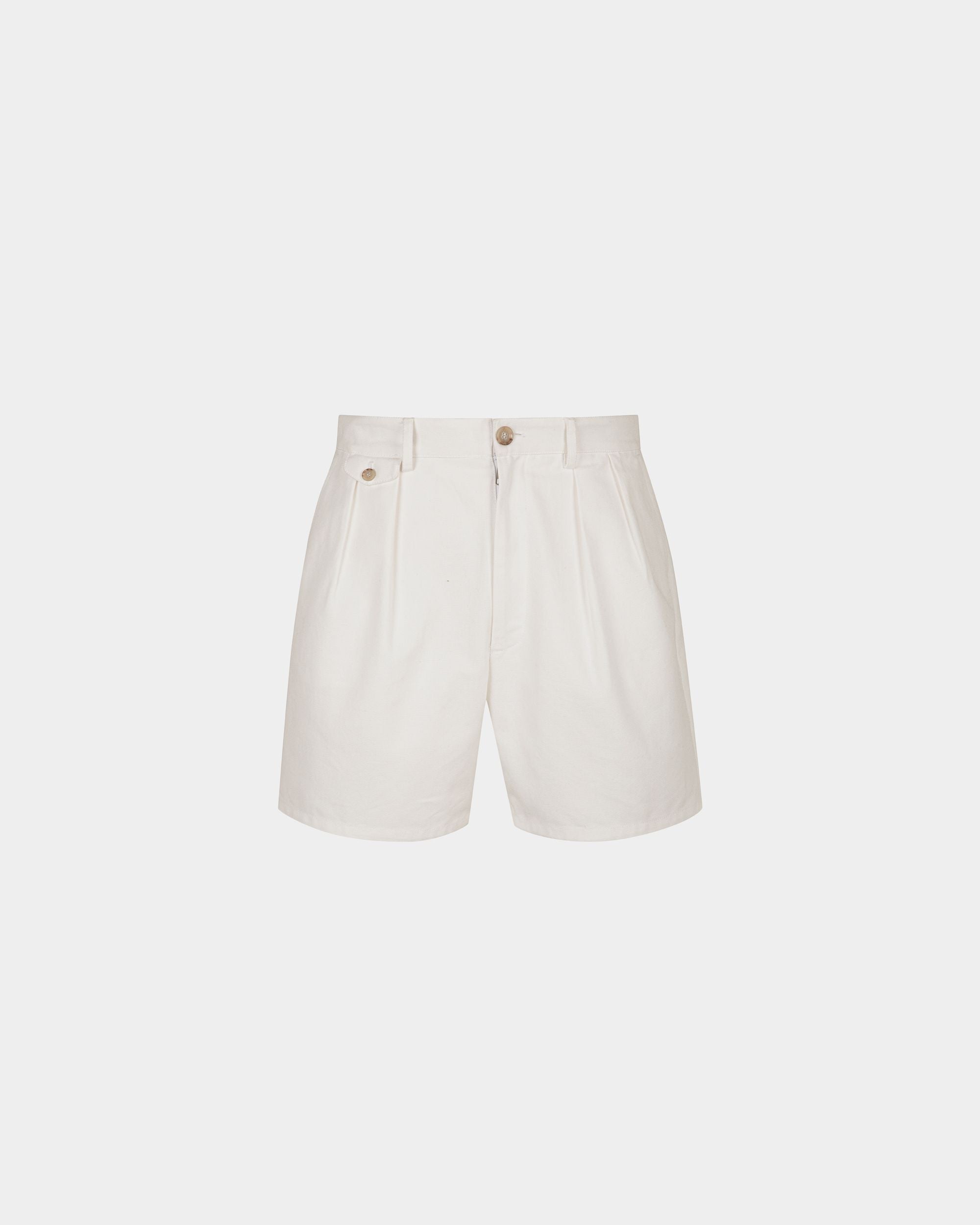 Trousers Trousers In White Cotton - Homme - Bally - 01