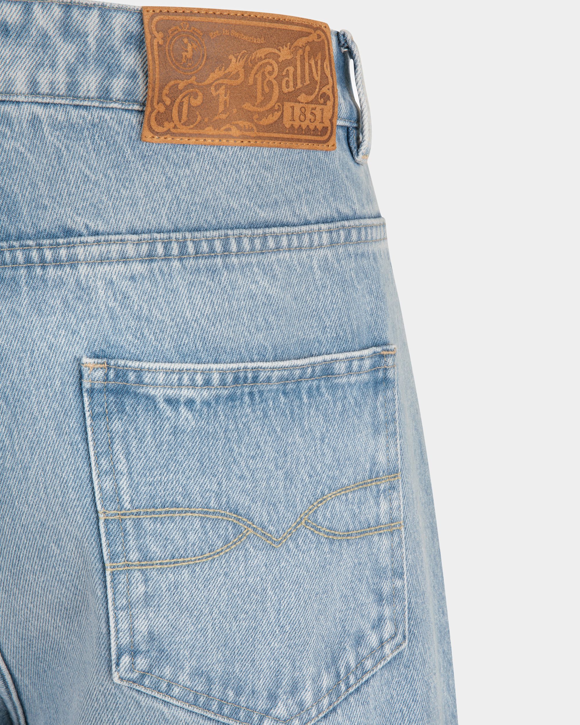 Relaxed Jeanshose Aus Baumwolle In Light Indigo - Herren - Bally - 02
