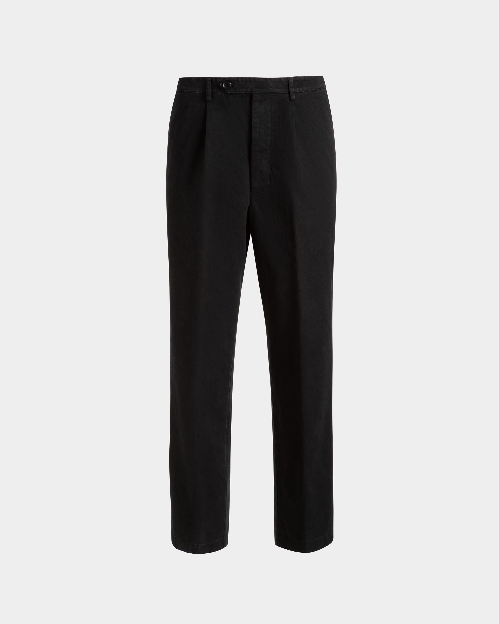 Hose Aus Baumwolle In Schwarz - Herren - Bally - 01