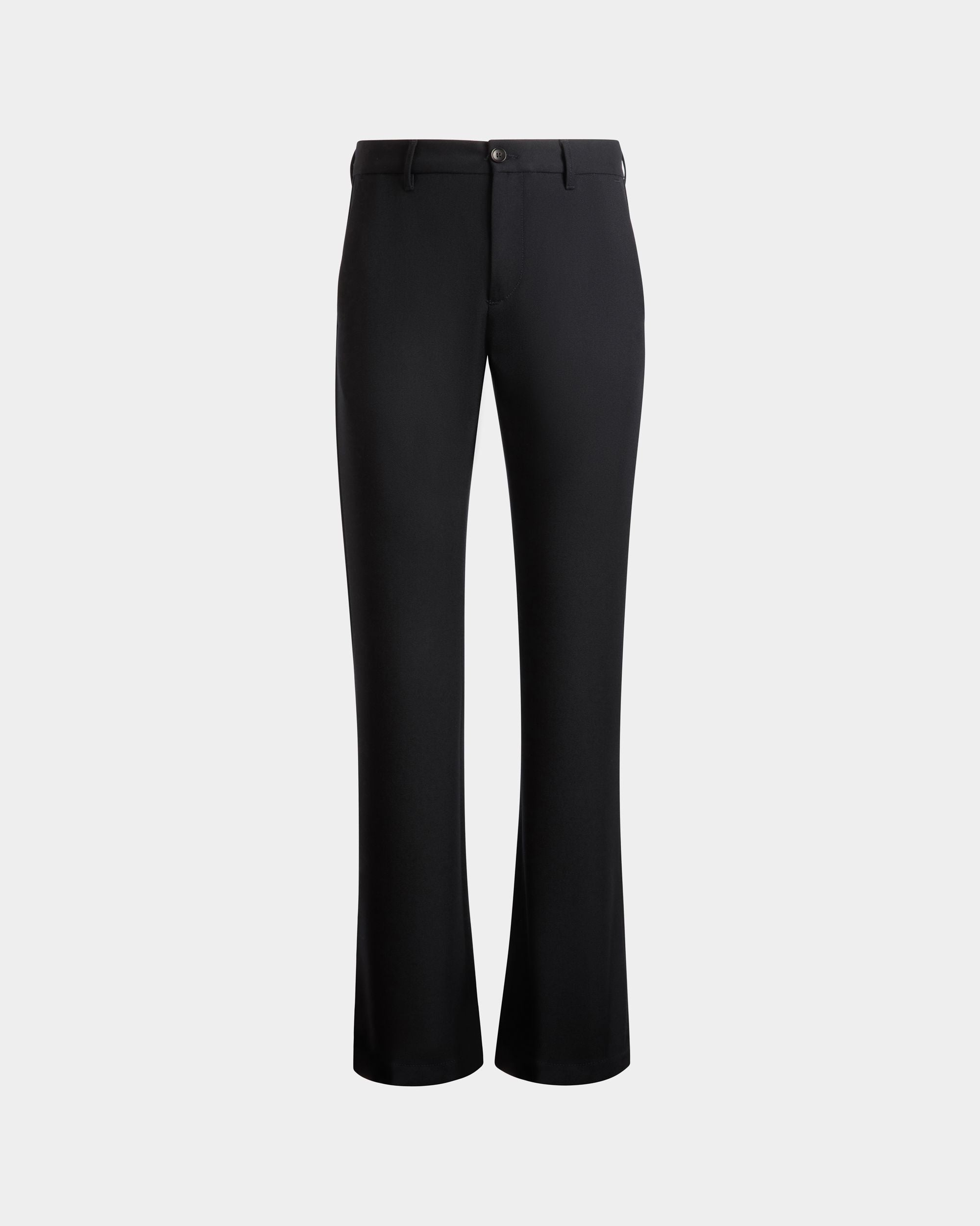 Schlaghose Aus Wolle In Navy Blue - Herren - Bally - 01