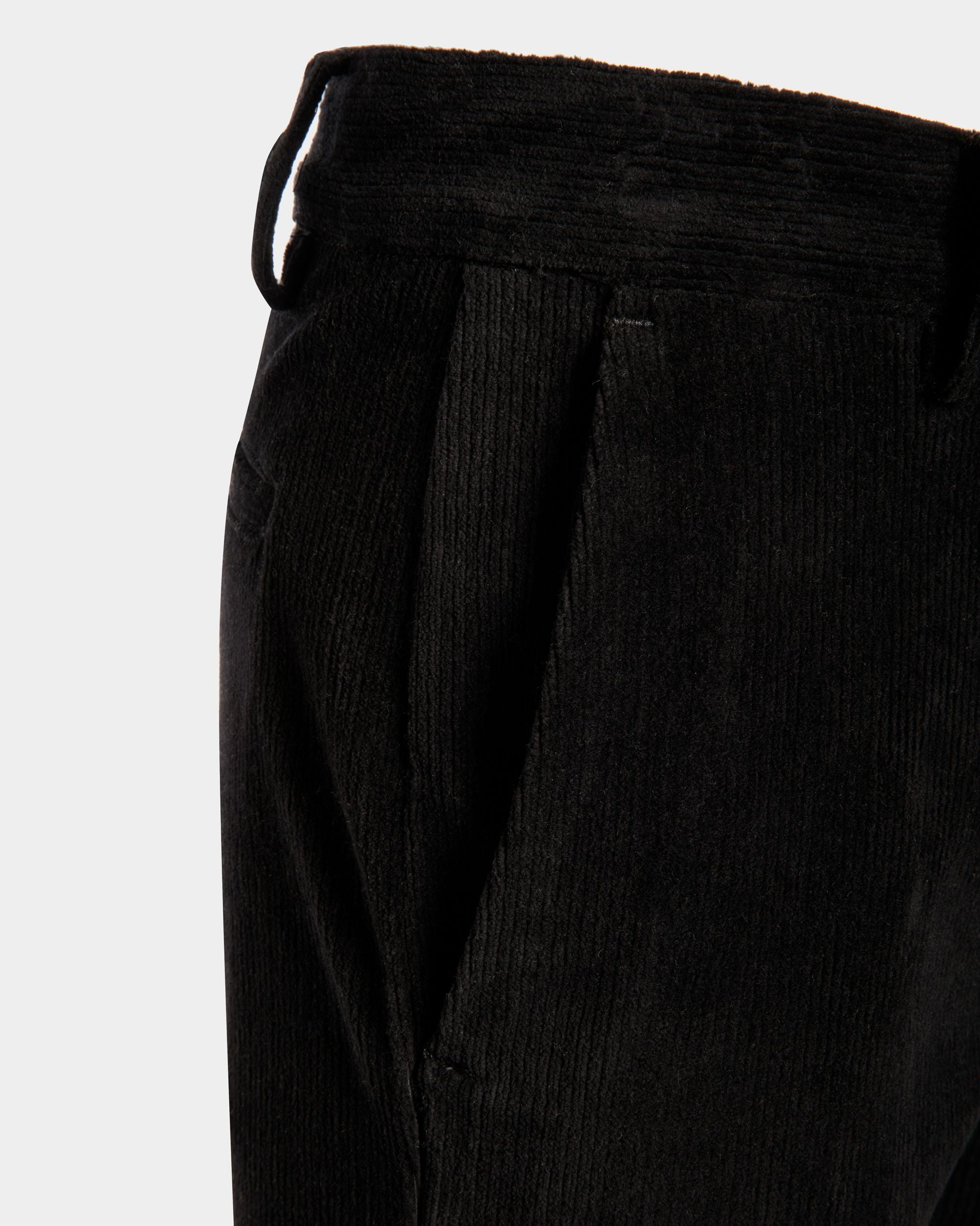 Pantalón Acampanado De Pana Negra - Hombre - Bally - 04