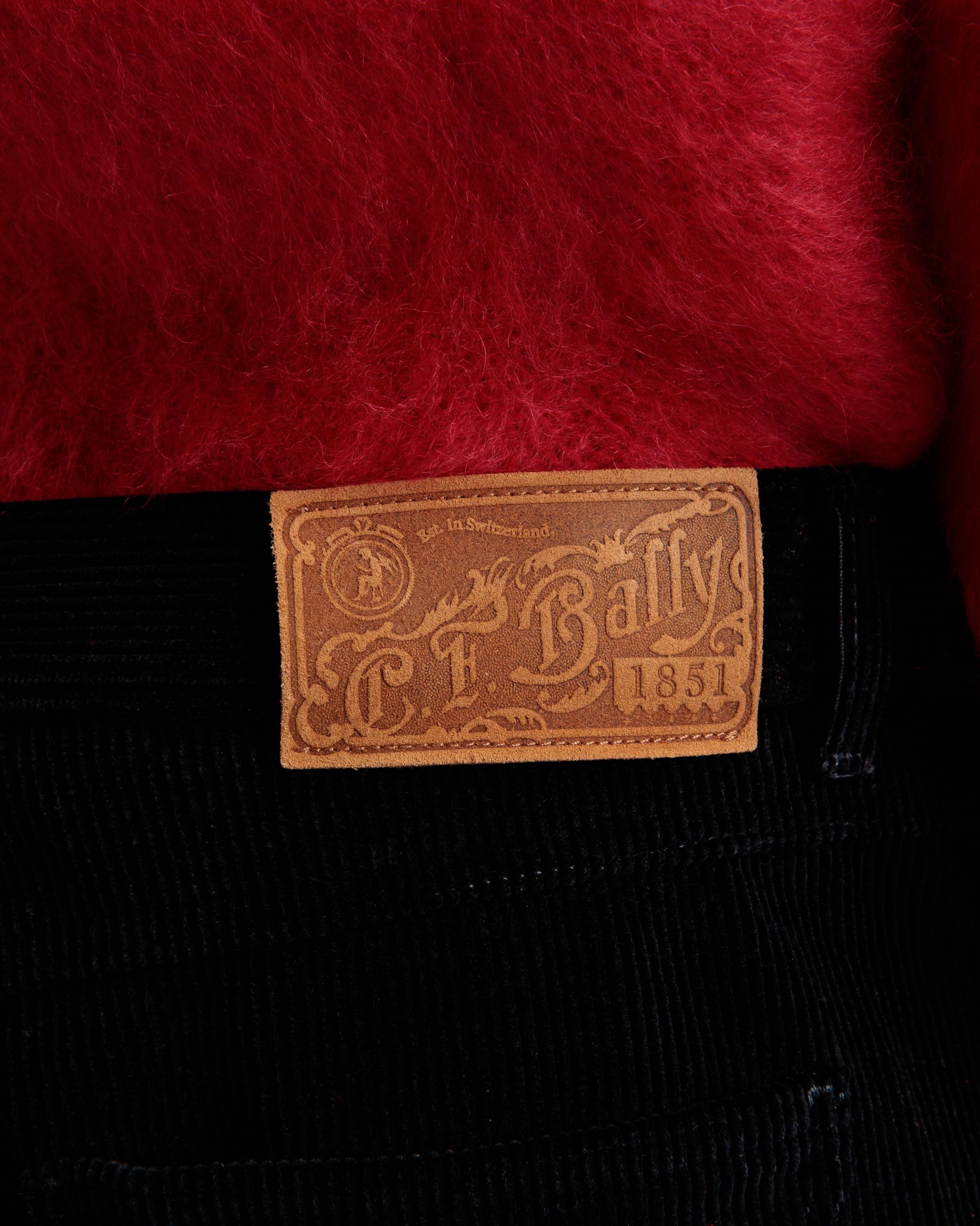 Pantalon Denim En Velours Côtelé De Coton Noir - Homme - Bally - 08