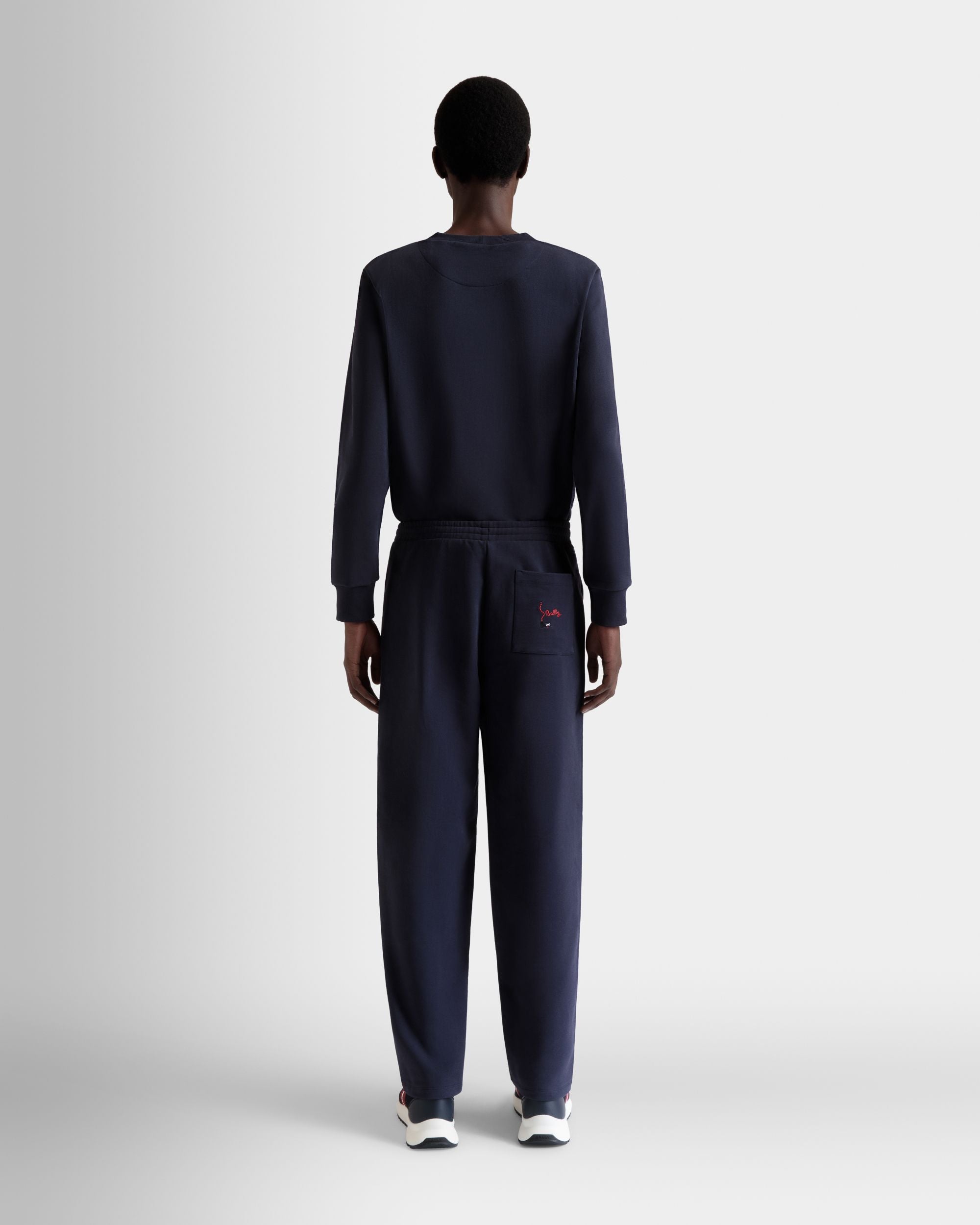 Sweathose Aus Baumwolle In Navy Blue - Herren - Bally - 06