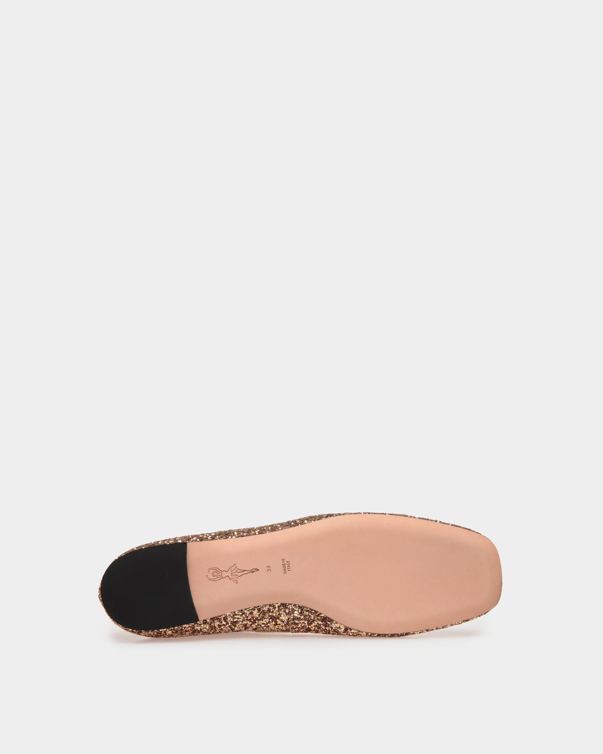 Ballyrina Ballerina Aus Glitzerstoff In Bronze - Damen - Bally - 04