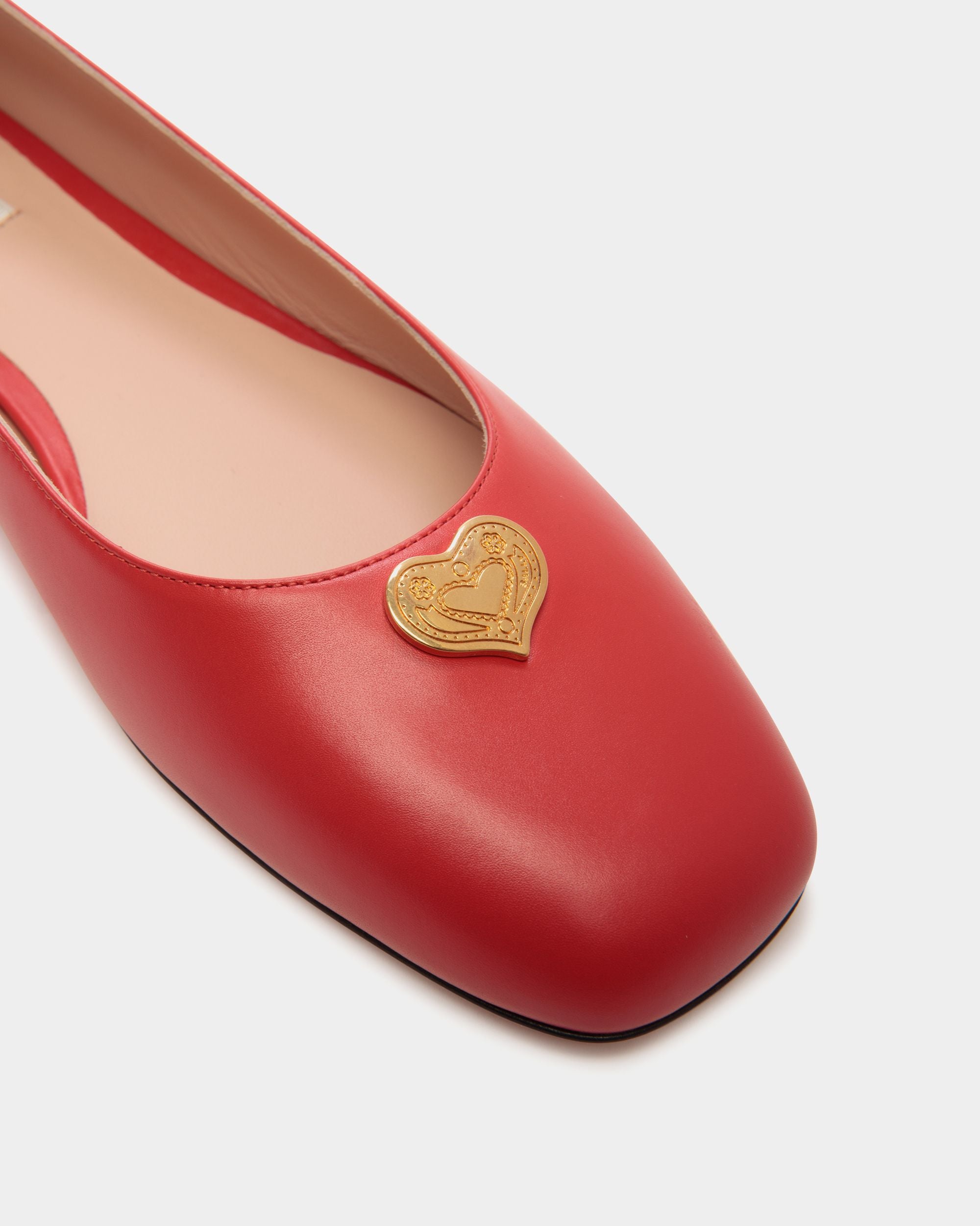 Ballyrina Ballerina Aus Leder In Rot - Damen - Bally - 05
