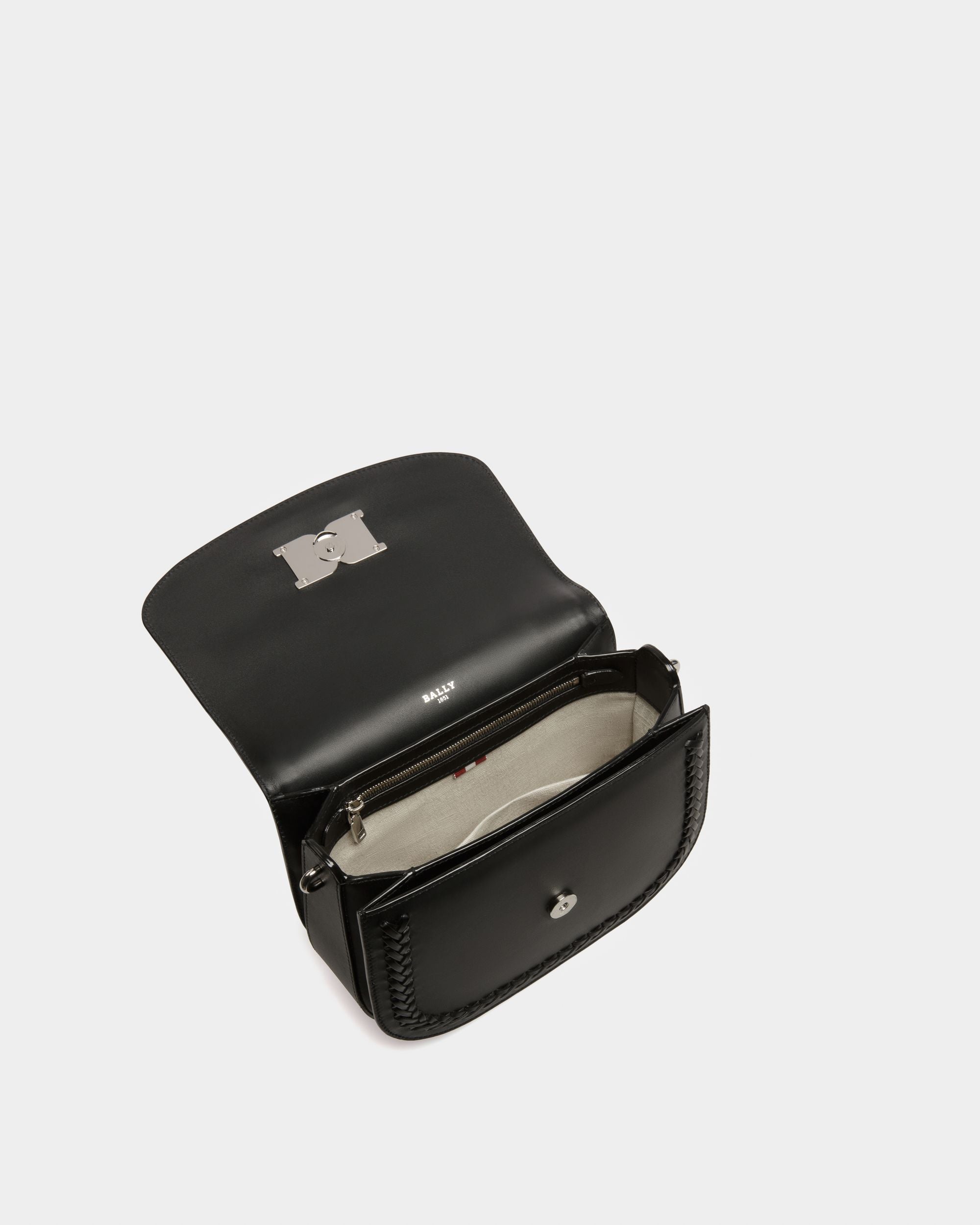 Beckie Sac Bandoulière En Cuir Noir - Femme - Bally - 04