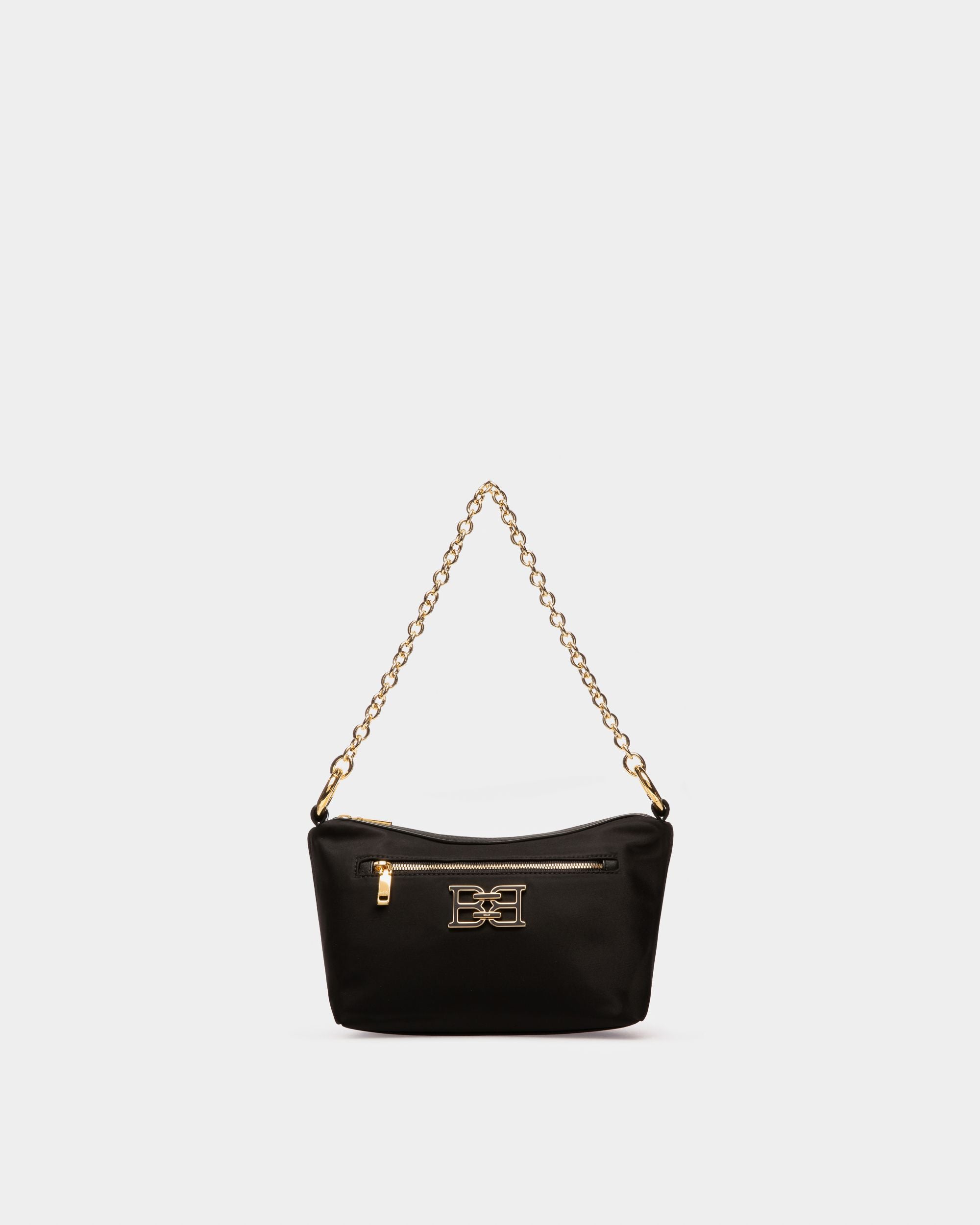 Eyfel Umhängetasche Aus Schwarzem Nylon - Damen - Bally - 01