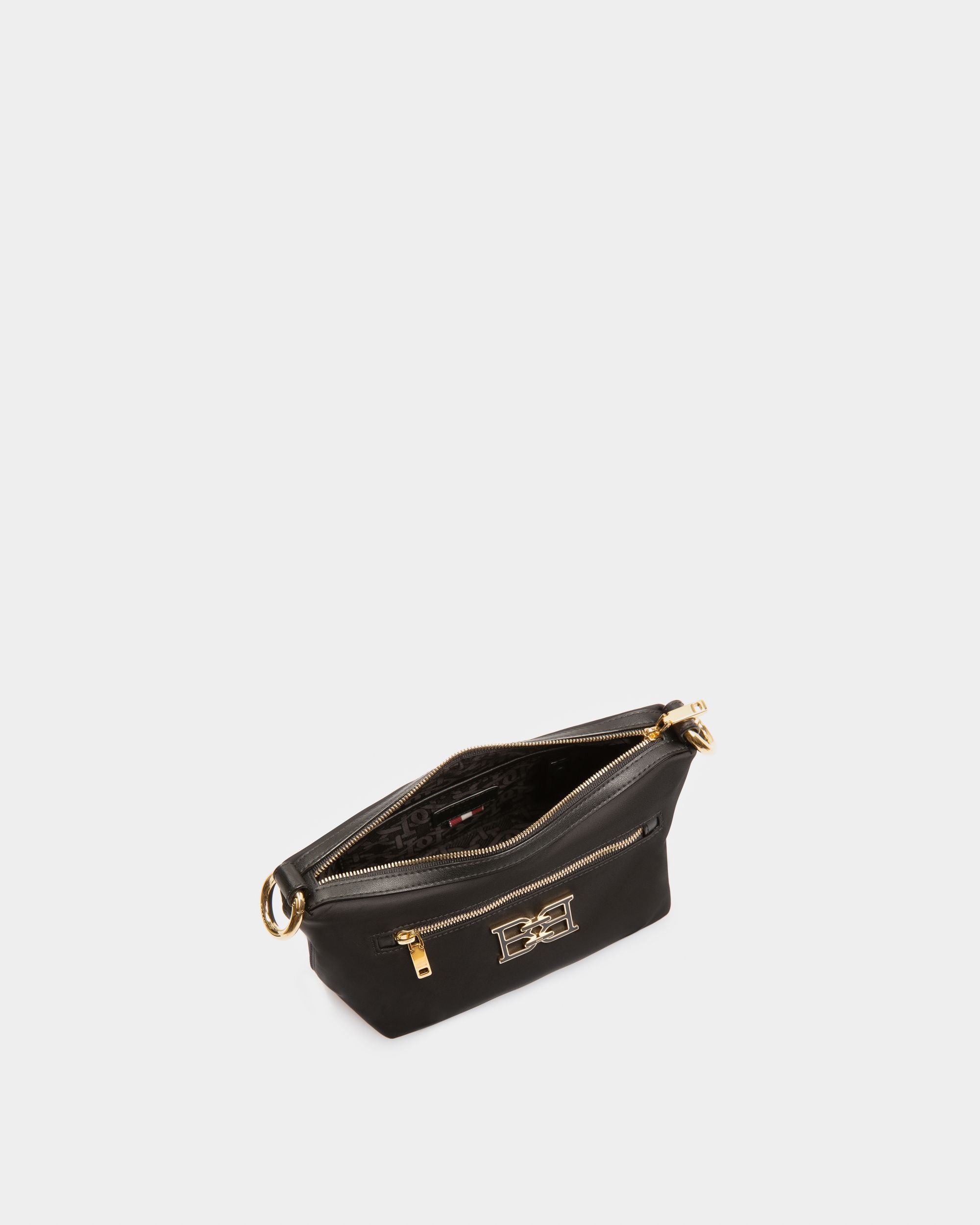 Eyfel Umhängetasche Aus Schwarzem Nylon - Damen - Bally - 04