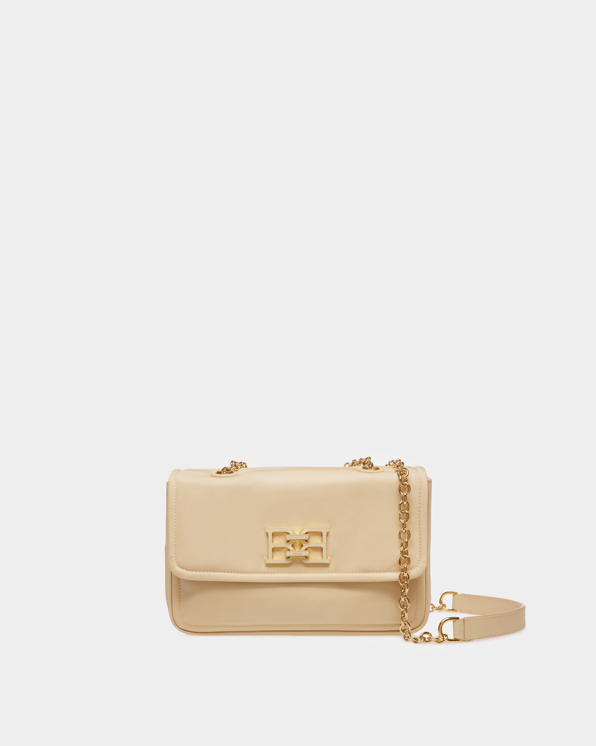 Ehrin Sac À Bandoulière En Nylon Beige Clair - Femme - Bally - 01