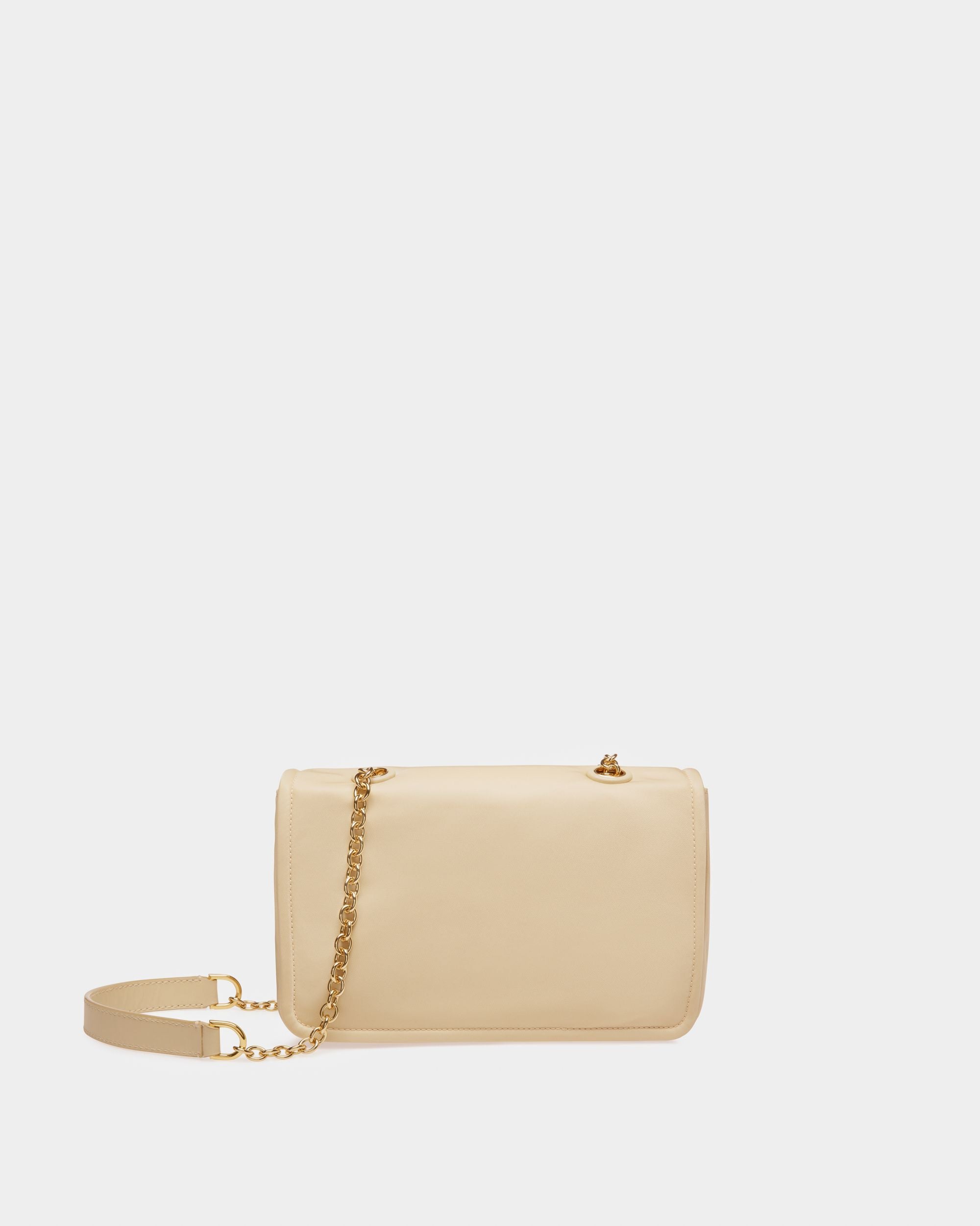 Ehrin Sac À Bandoulière En Nylon Beige Clair - Femme - Bally - 04