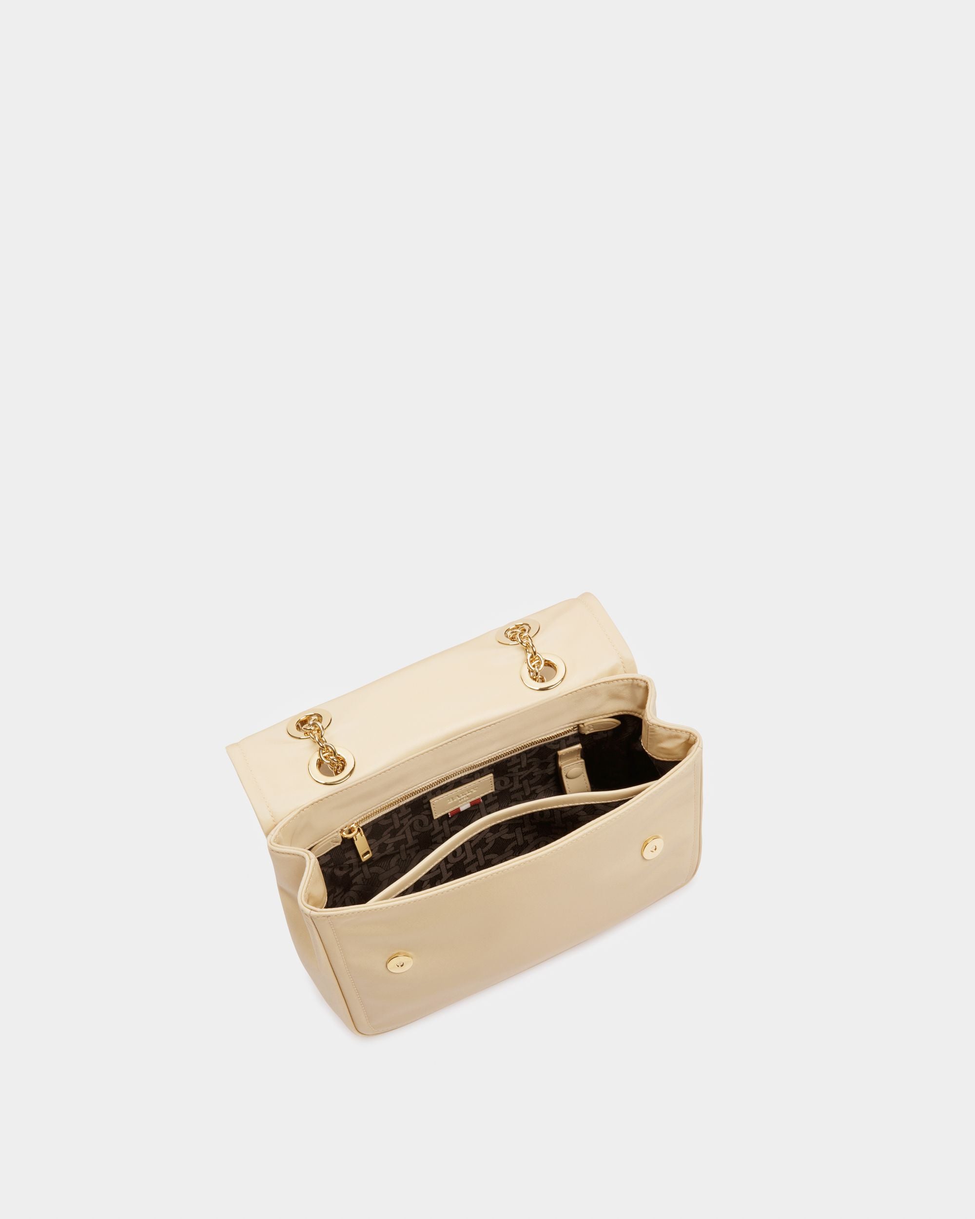 Ehrin Sac À Bandoulière En Nylon Beige Clair - Femme - Bally - 05