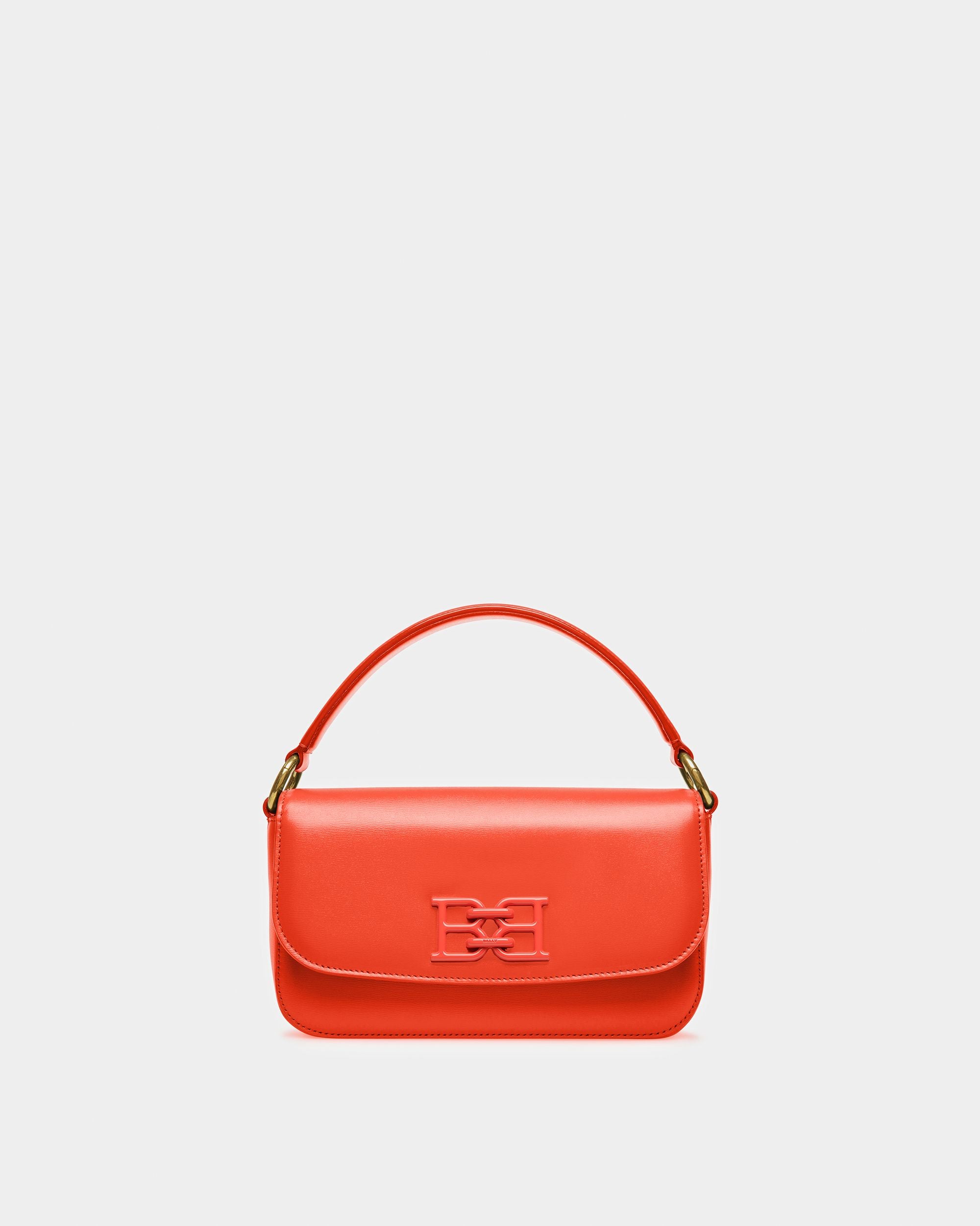 Brodye Umhängetasche Aus Leder In Orange - Damen - Bally - 01