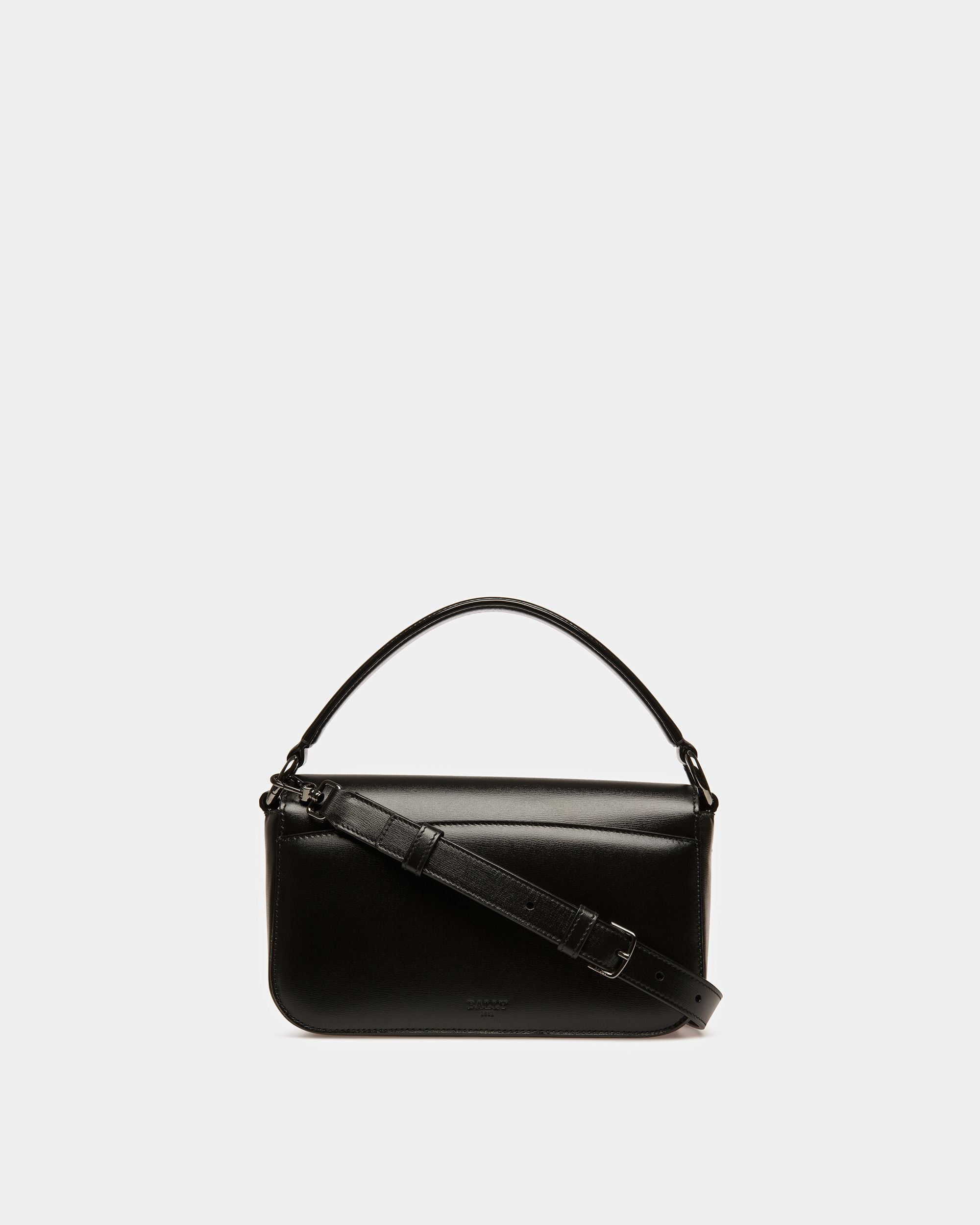 Brodye Leather Crossbody Bag In Black - Women's - Bally - 02