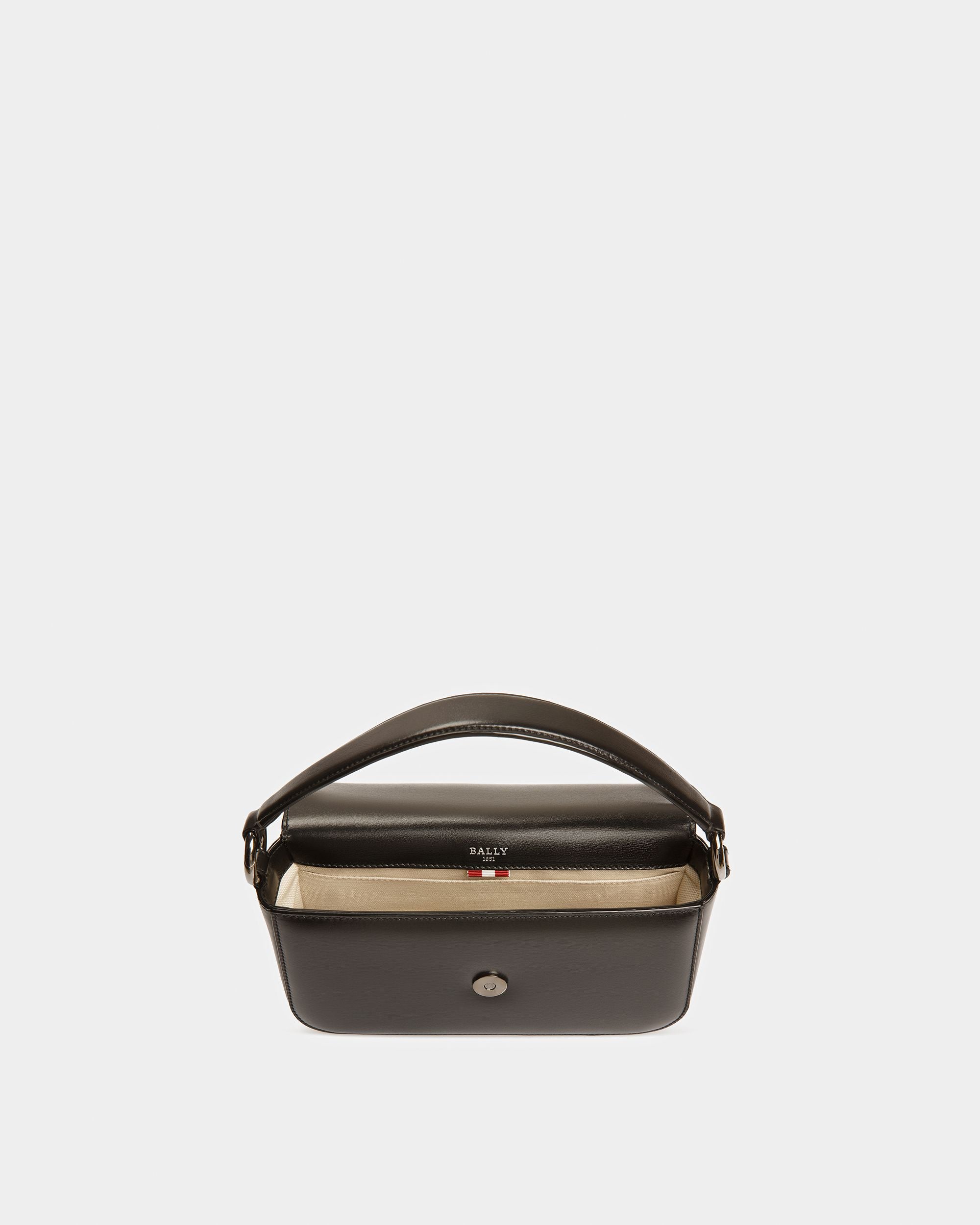 Brodye Leather Crossbody Bag In Black - Women's - Bally - 03