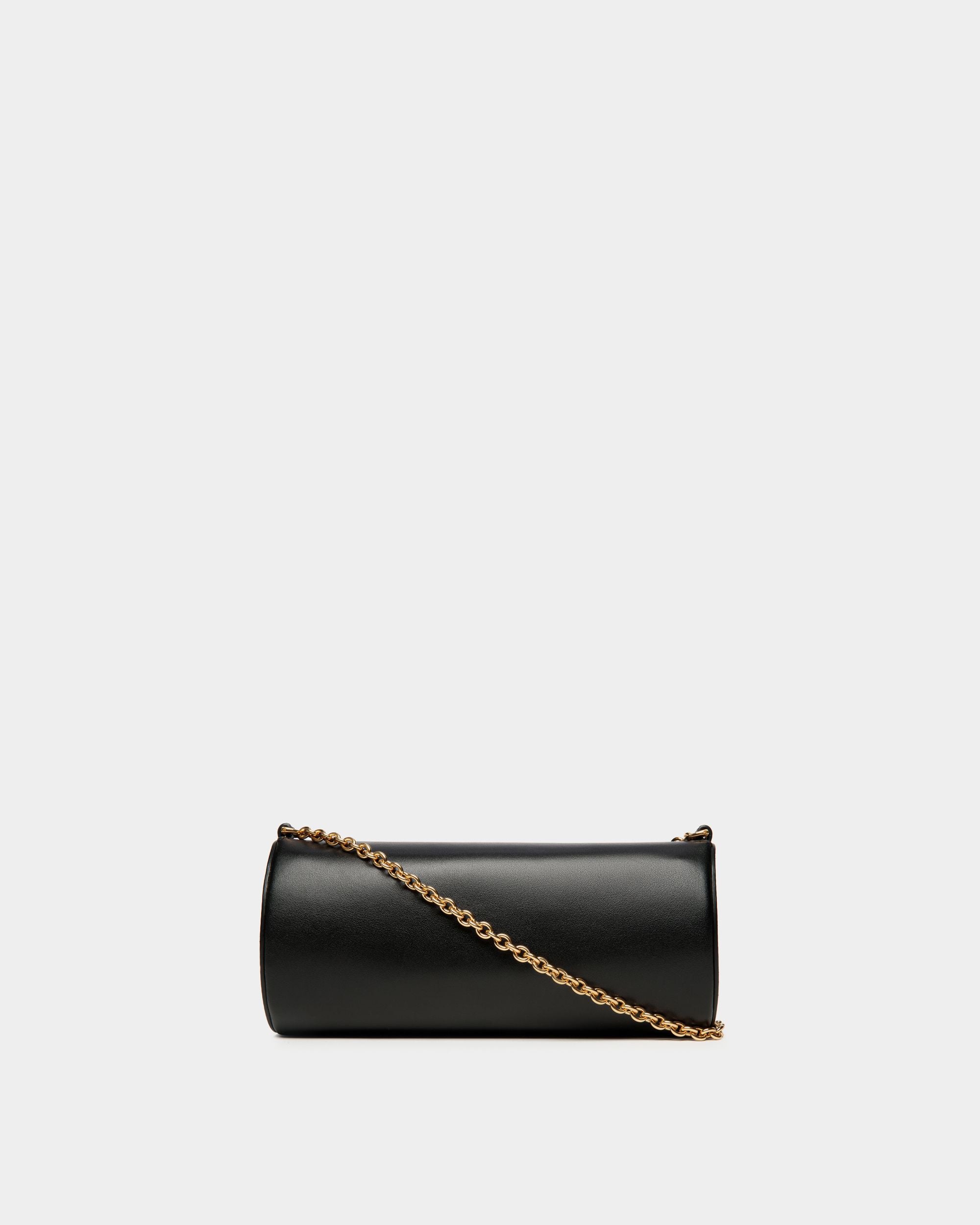 Emblem Minibag In Black Leather - Women's - Bally - 03