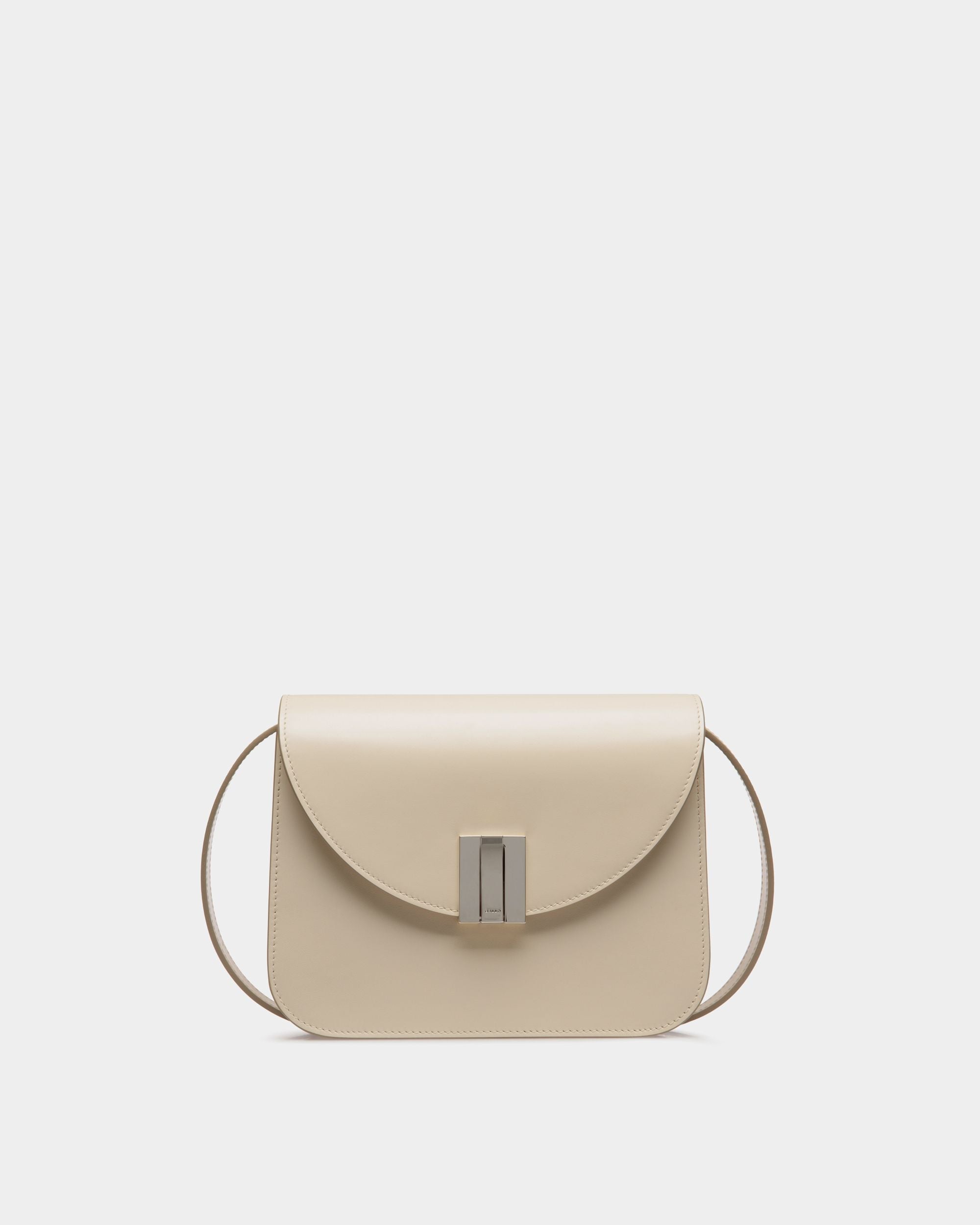 Sac À Bandoulière Ollam En Cuir Blanc - Femme - Bally - 01