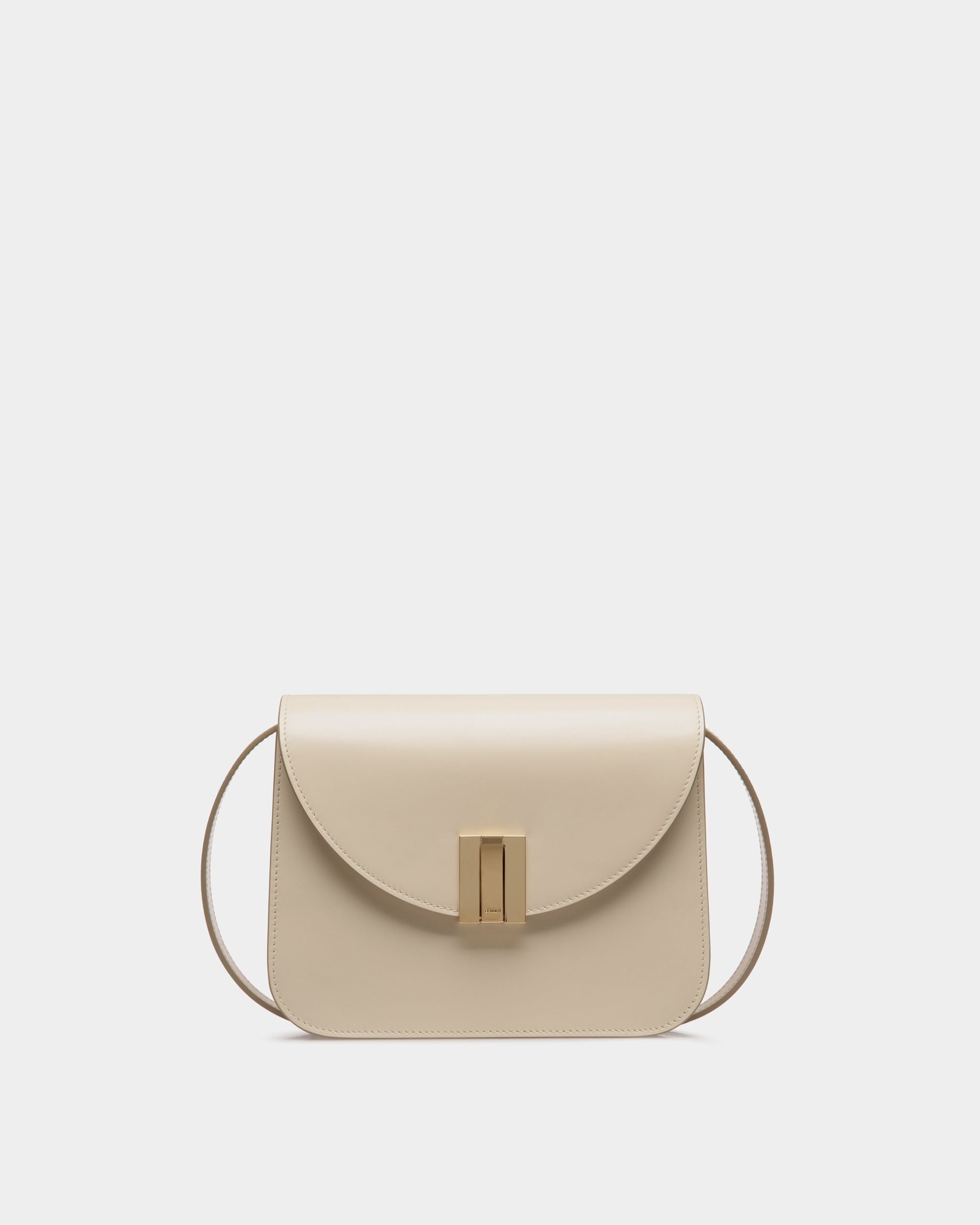 Sac À Bandoulière Ollam En Cuir Blanc - Femme - Bally - 01