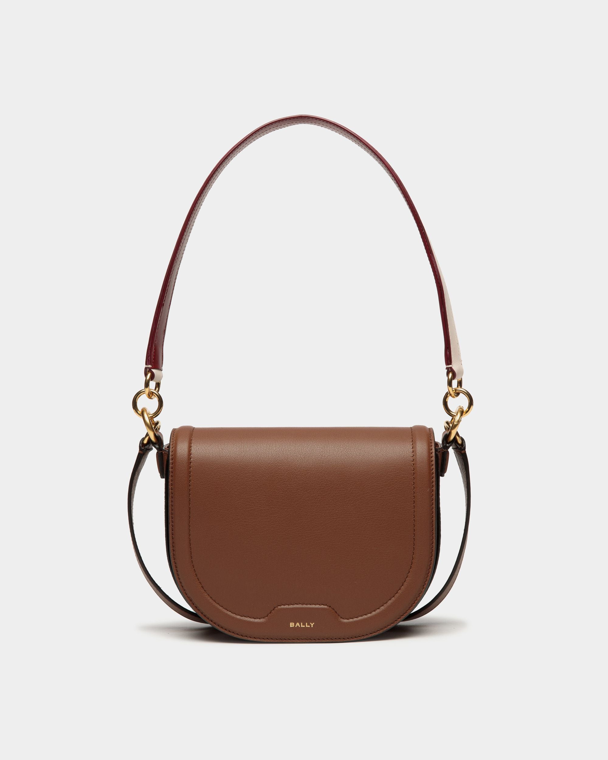 Bandolera Code De Piel Marrón - Mujer - Bally - 01
