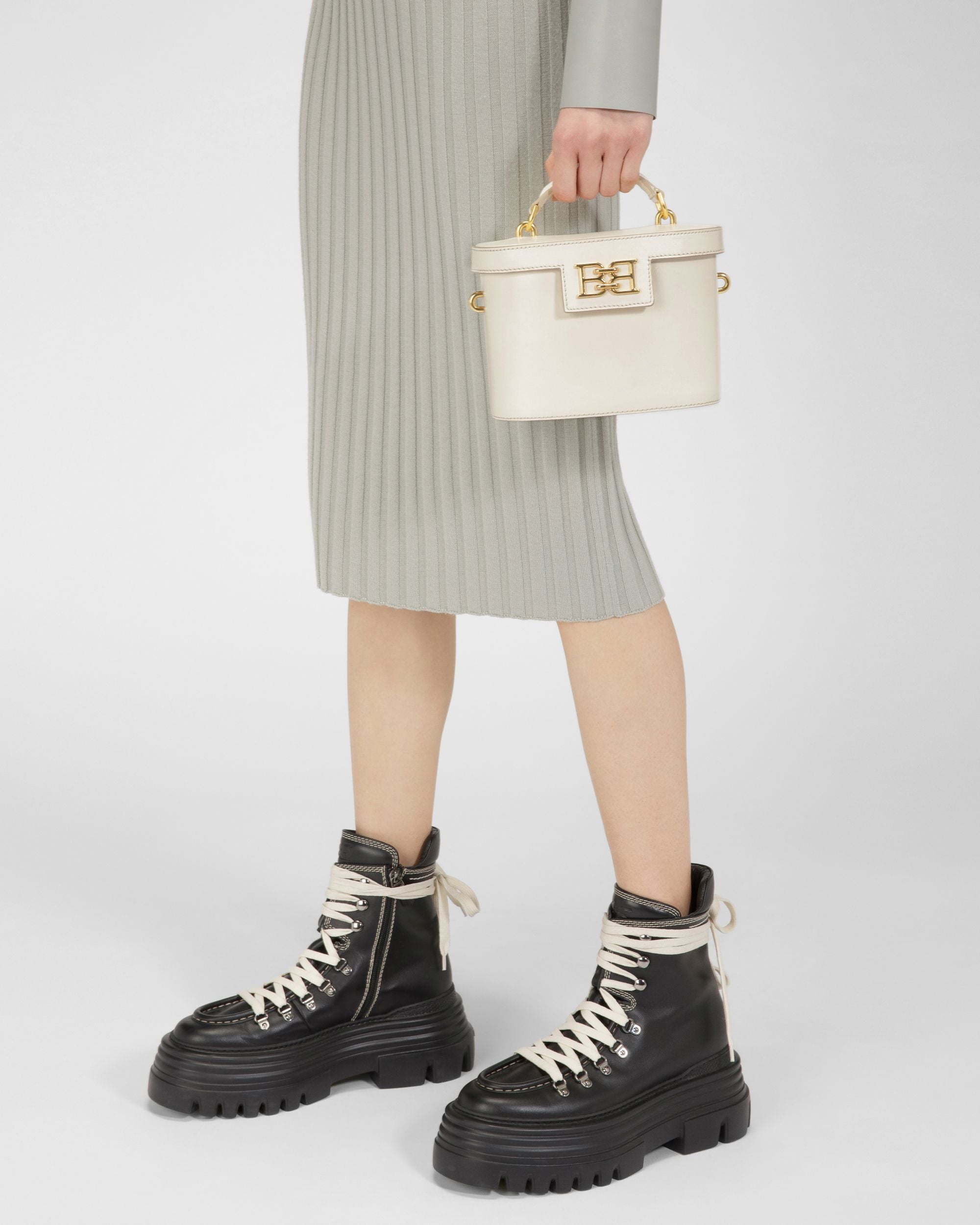 Bengi Sac À Bandoulière En Cuir Ivoire - Femme - Bally - 02