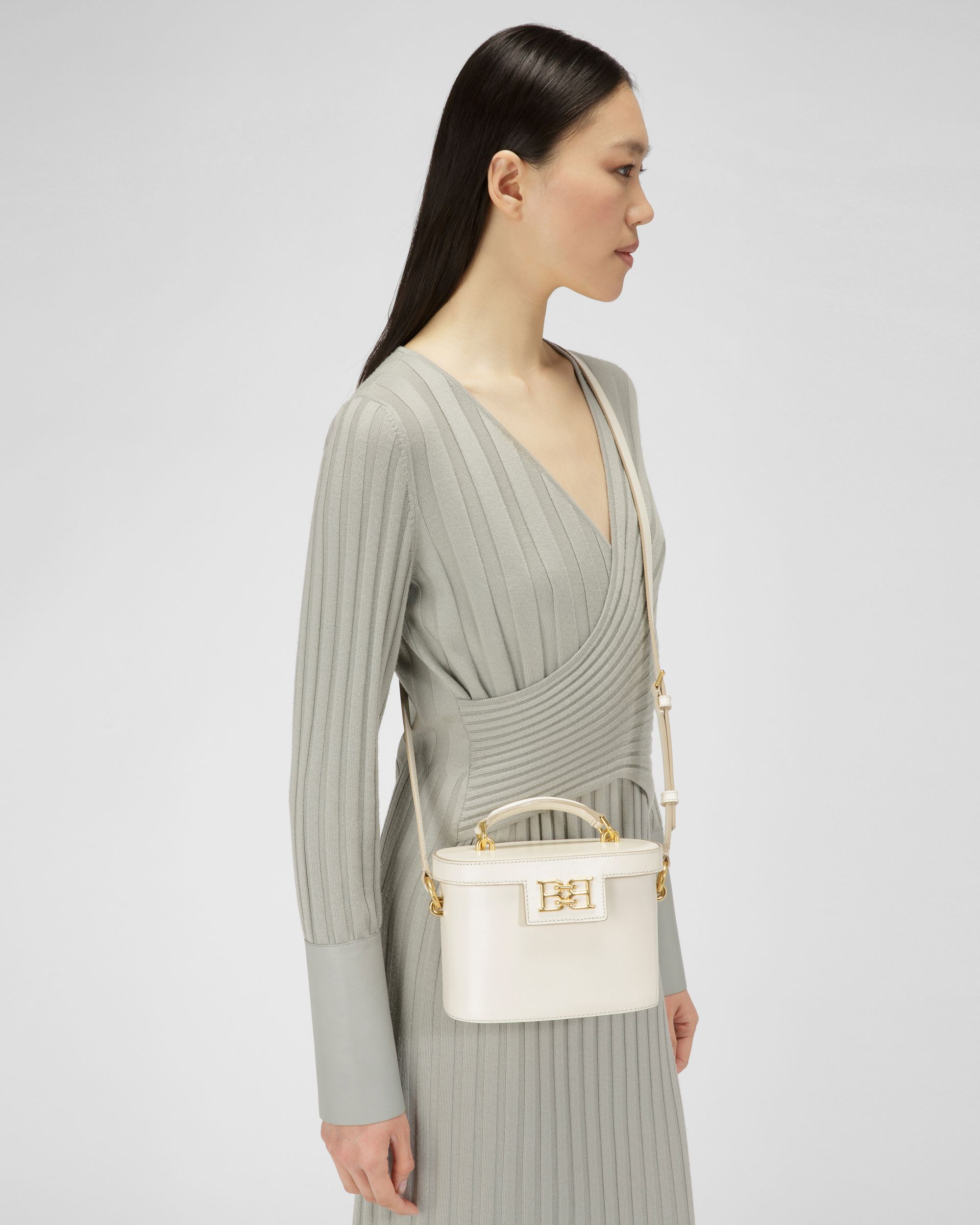Bengi Sac À Bandoulière En Cuir Ivoire - Femme - Bally - 07