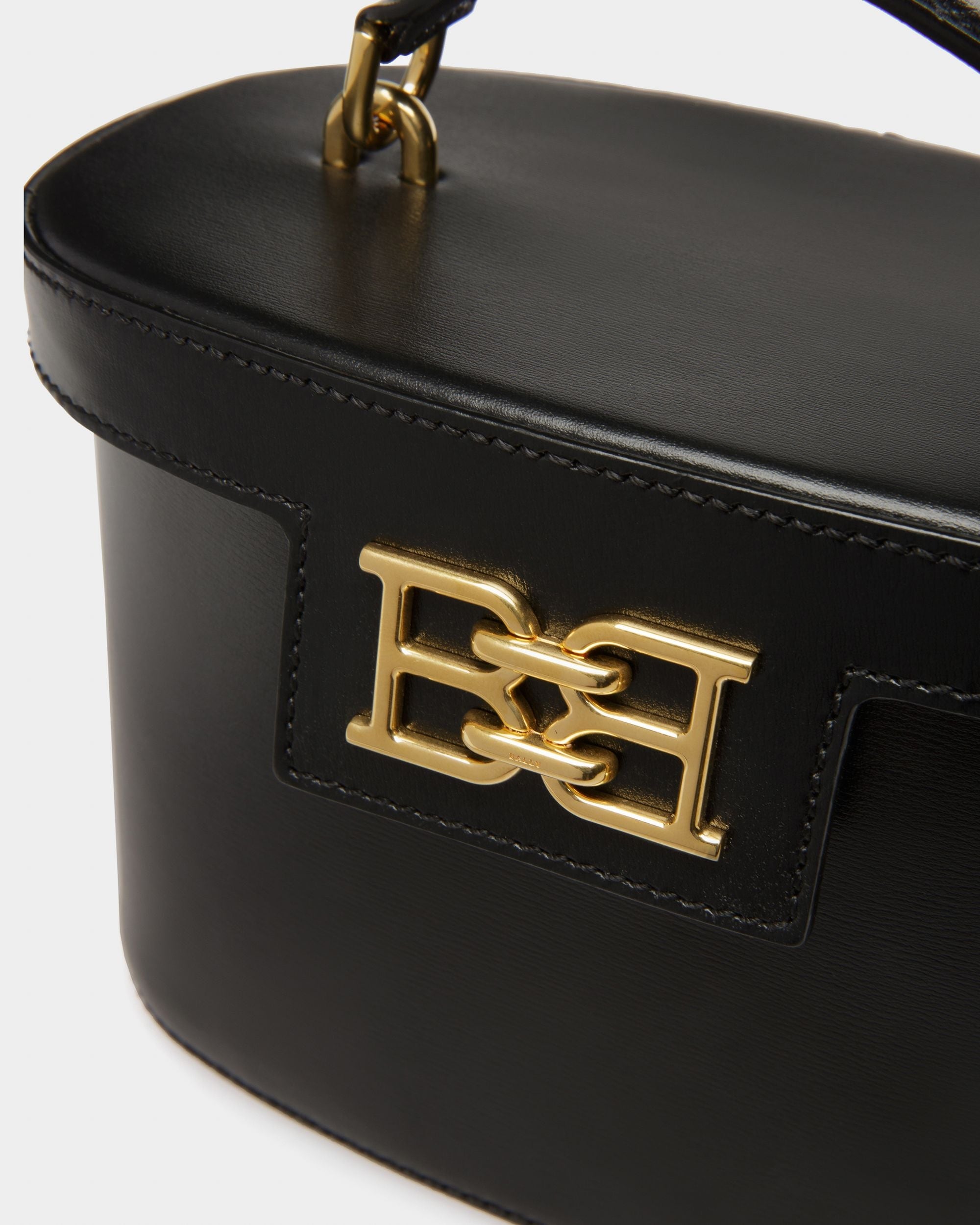 Bengi Umhängetasche Aus Schwarzem Leder - Damen - Bally - 05
