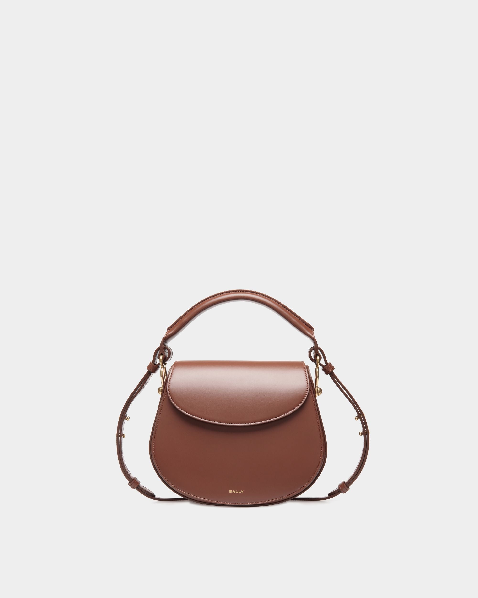 Bandolera Lune De Piel Marrón - Mujer - Bally - 01