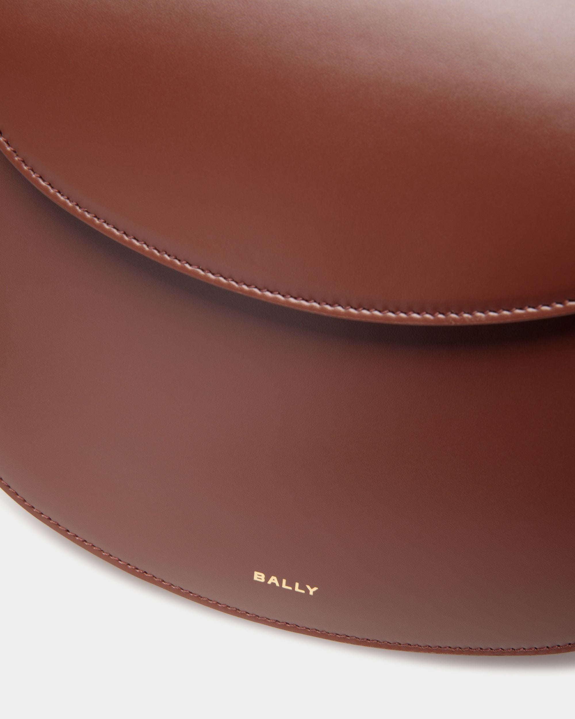 Bandolera Lune De Piel Marrón - Mujer - Bally - 06
