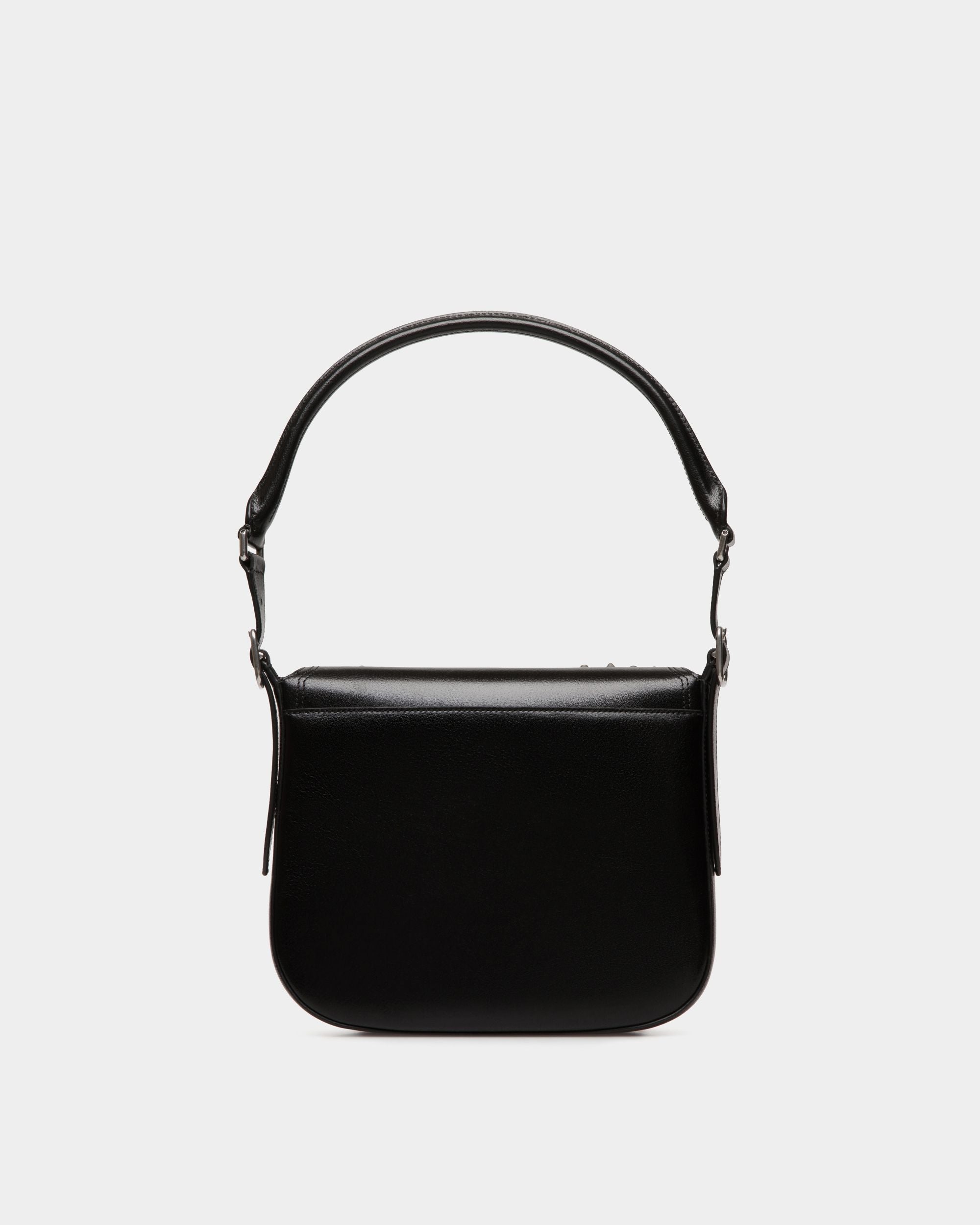 Beckett Crossbody Bag In Black Leather with Studs - Mujer - Bally - 03