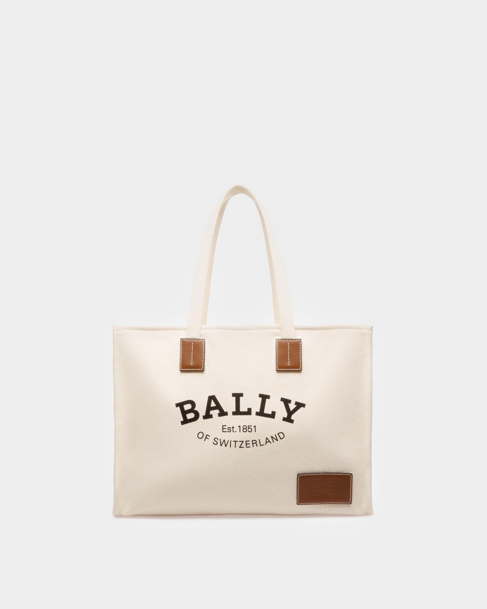 Crystalia Fourre-tout En Tissu Couleur Naturelle - Femme - Bally - 01