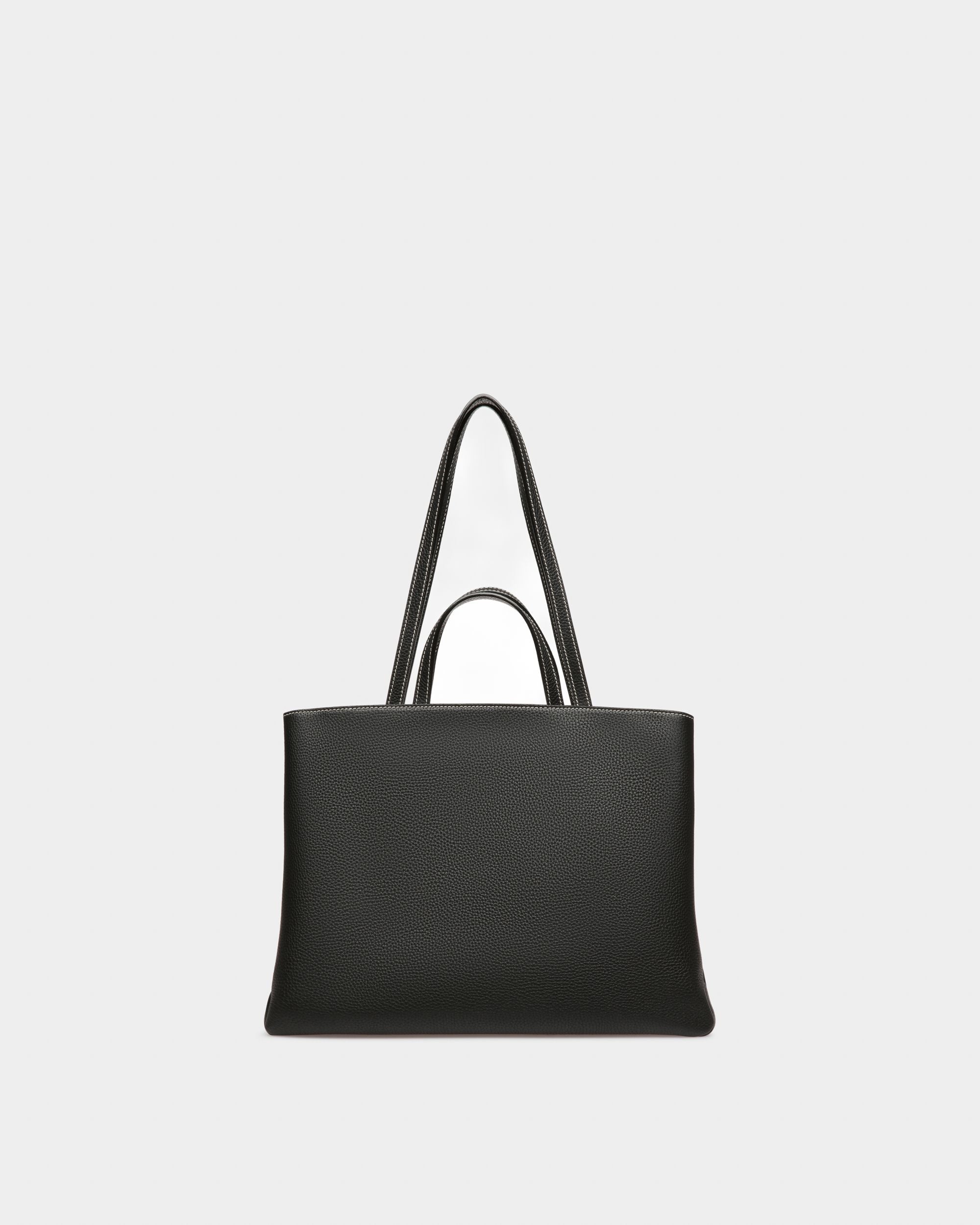 Lya Fourre-Tout En Cuir Noir - Femme - Bally - 03