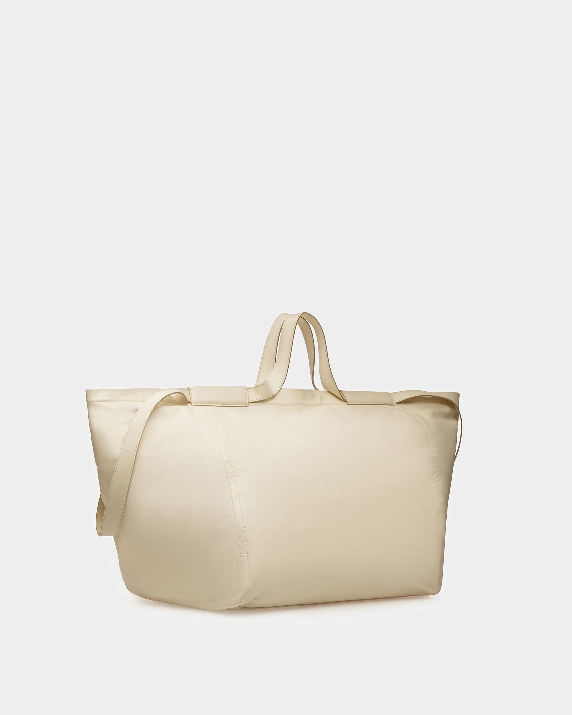 Billboard Tragetasche Aus Leder In Beige - Damen - Bally - 03