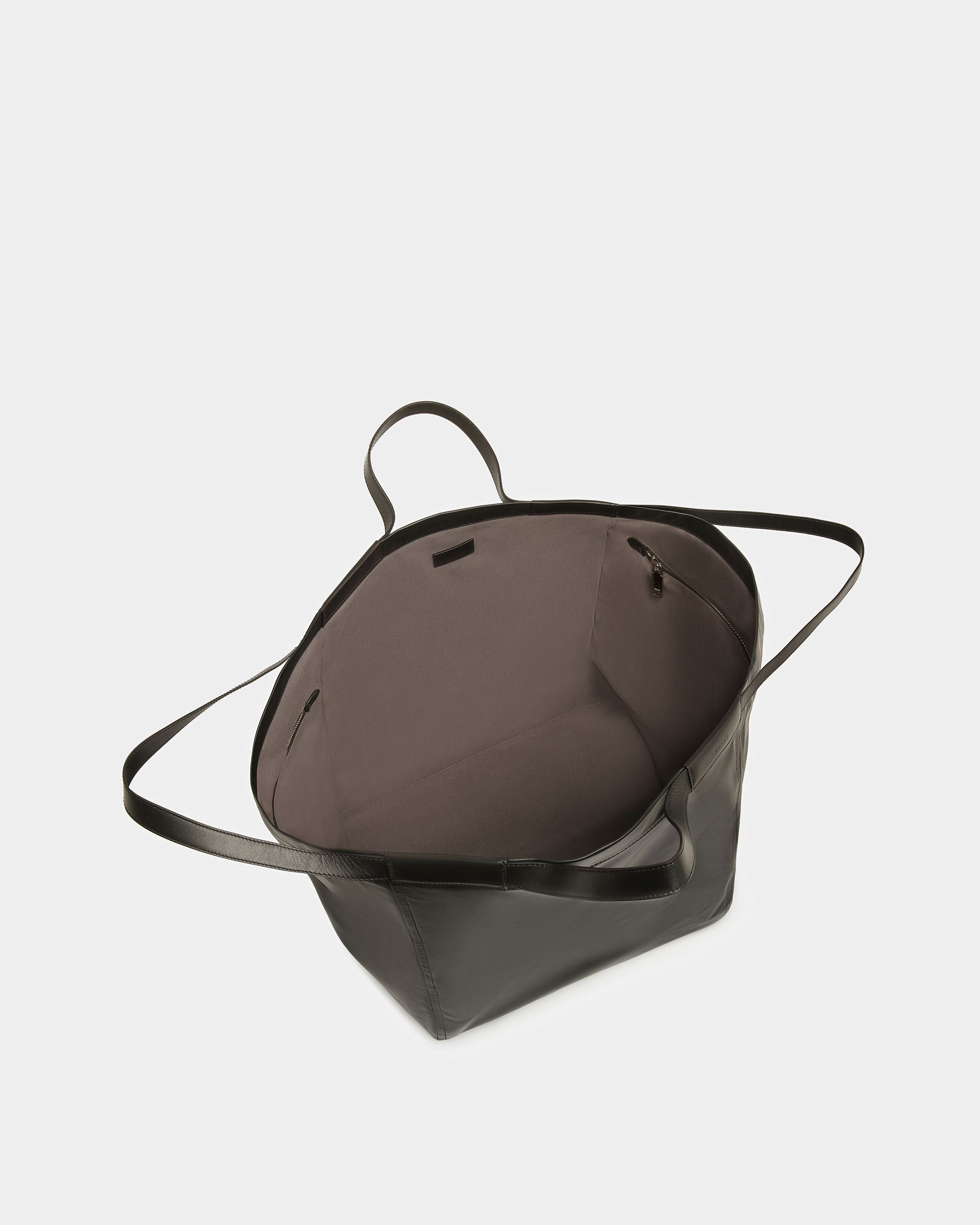 Billboard Tragetasche Aus Leder In Schwarz - Damen - Bally - 02
