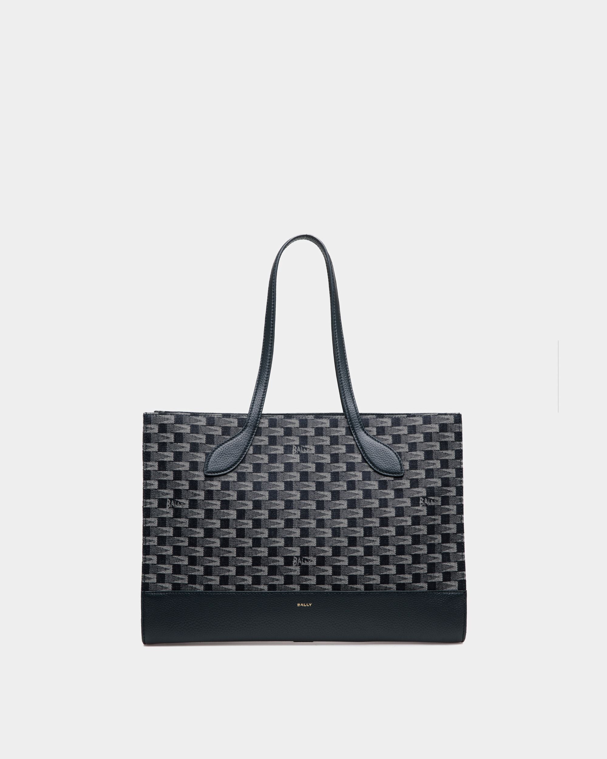 Pennant Tragetasche Aus Denim Mit Pennant-Motiv - Damen - Bally - 01