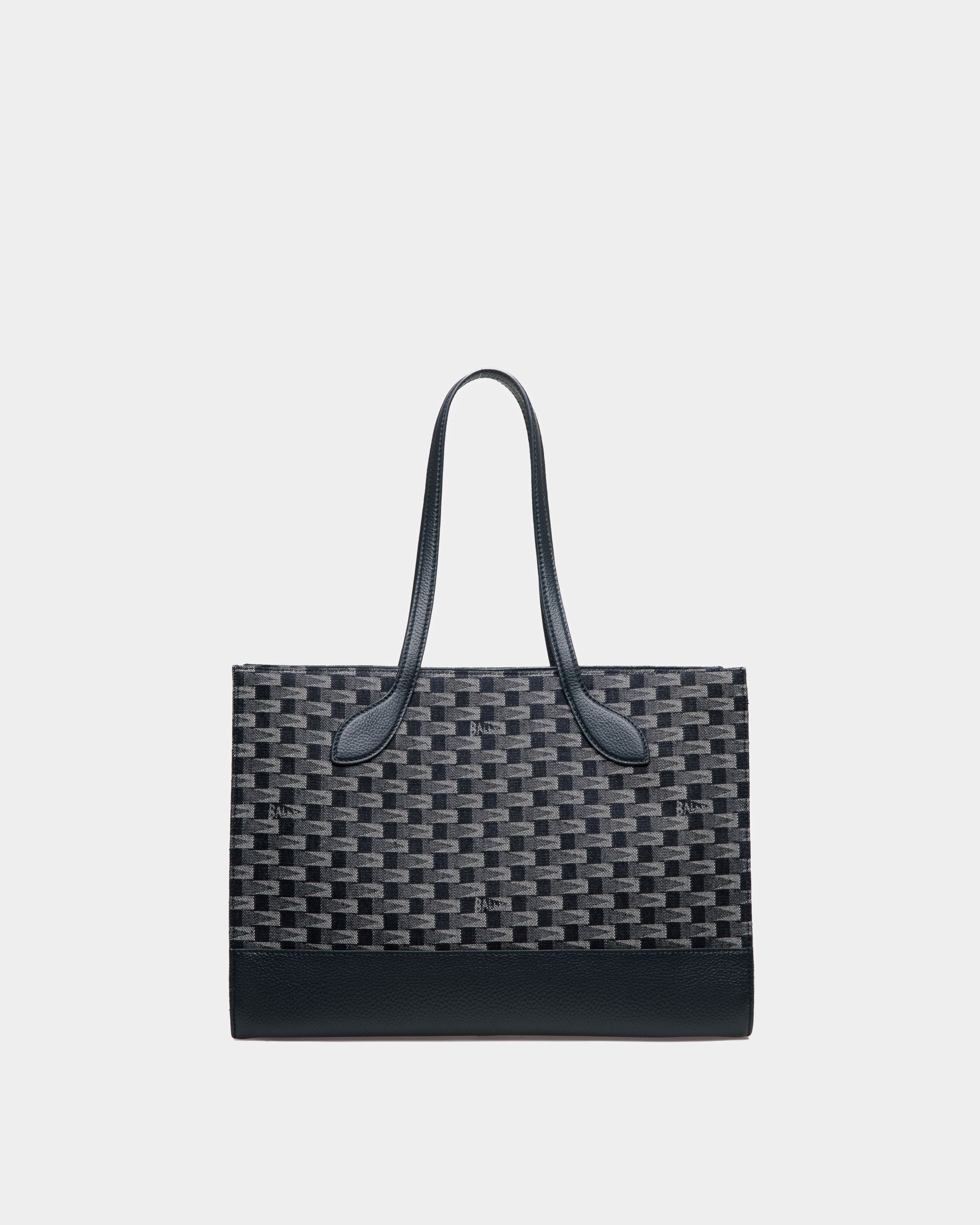 Pennant Tragetasche Aus Denim Mit Pennant-Motiv - Damen - Bally - 02
