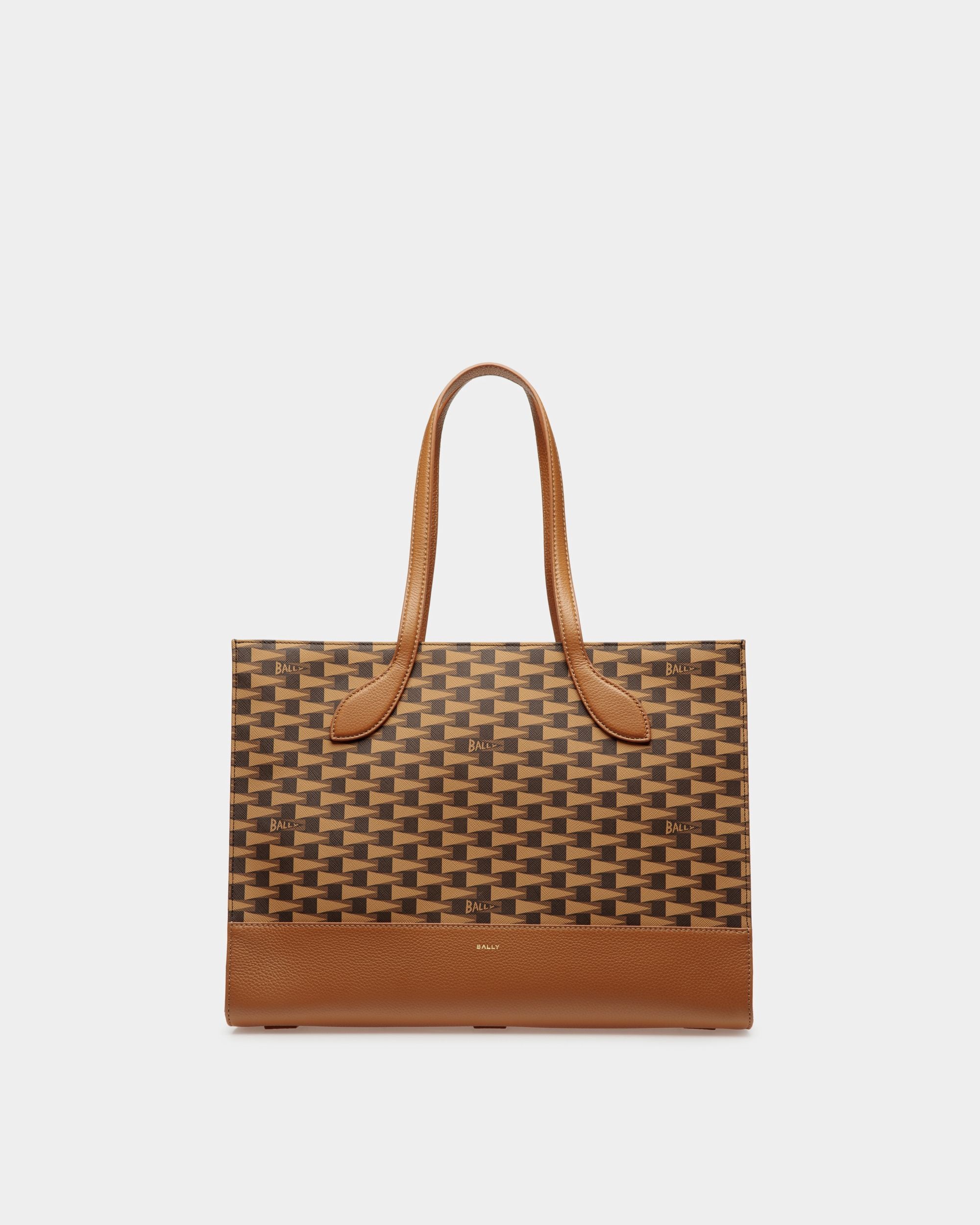 Bolso Tote Pennant De Tpu Color Desierto - Mujer - Bally - 01