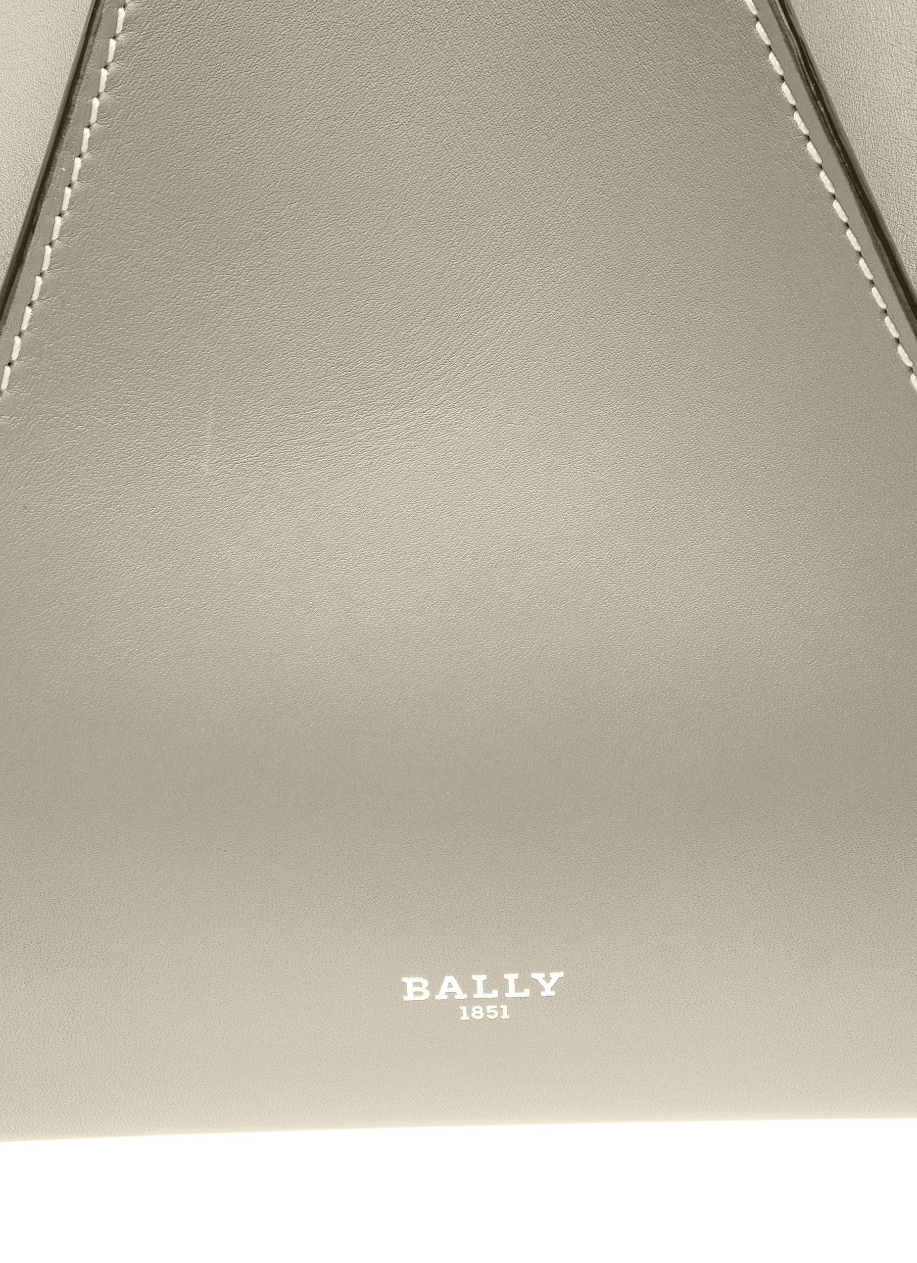 Ahria Cabas En Cuir Bleu Clair - Femme - Bally - 03