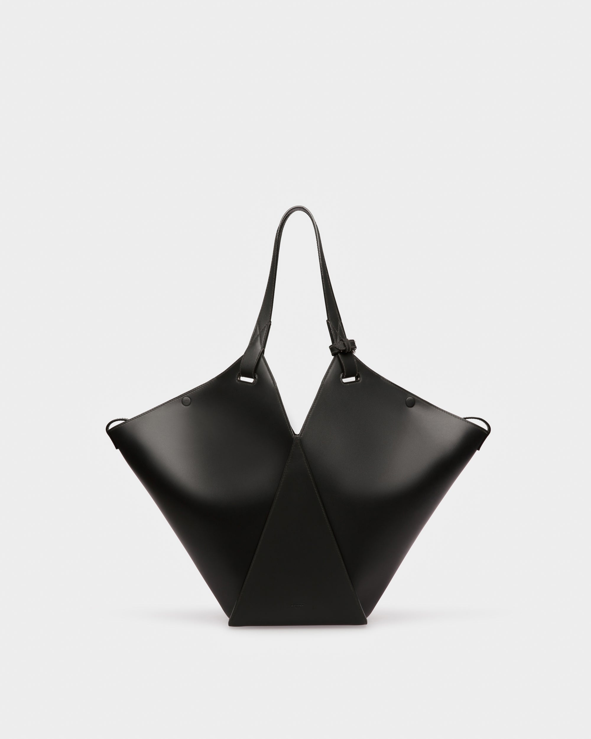 Ahria Cabas En Cuir Noir - Femme - Bally - 01