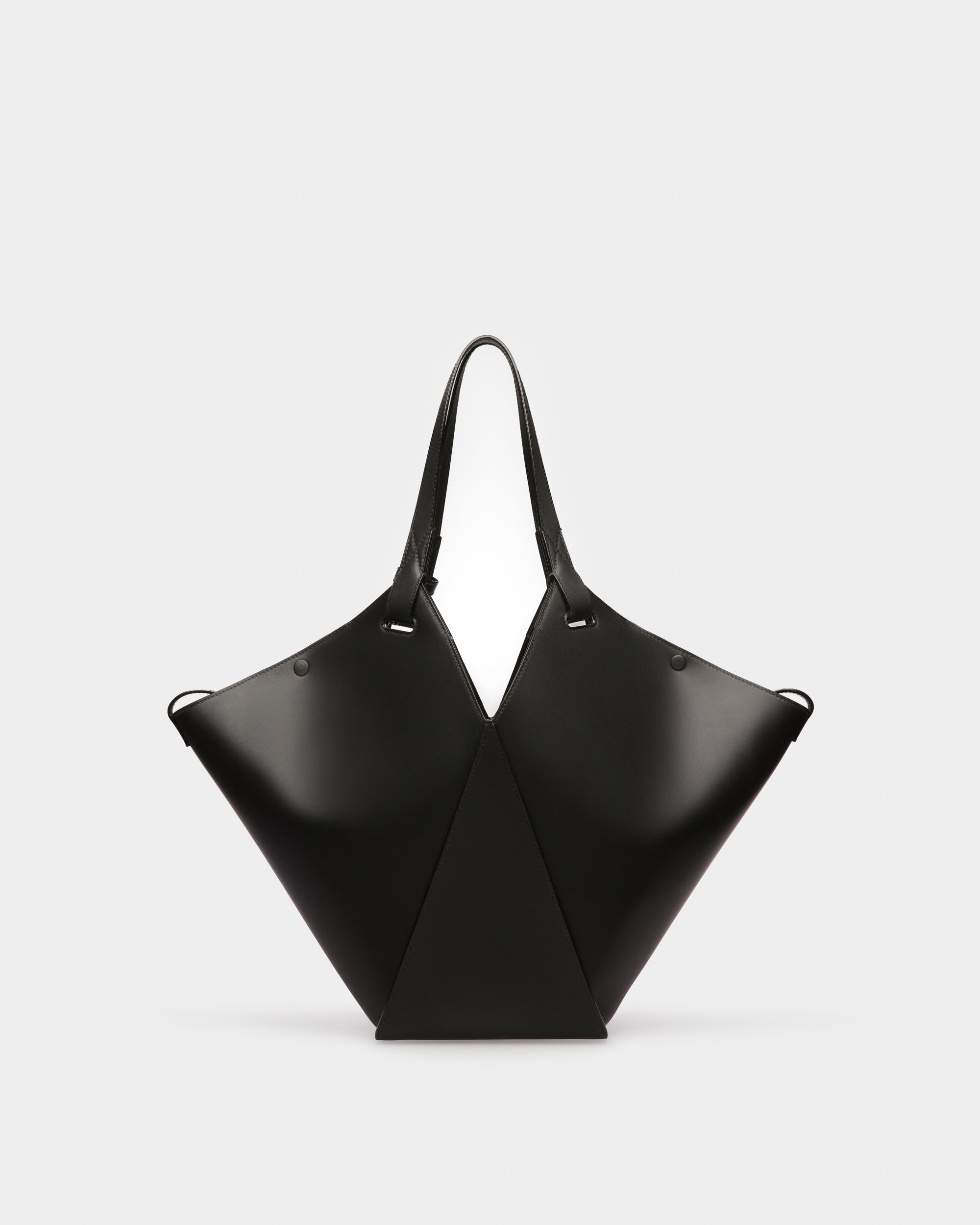 Ahria Cabas En Cuir Noir - Femme - Bally - 03