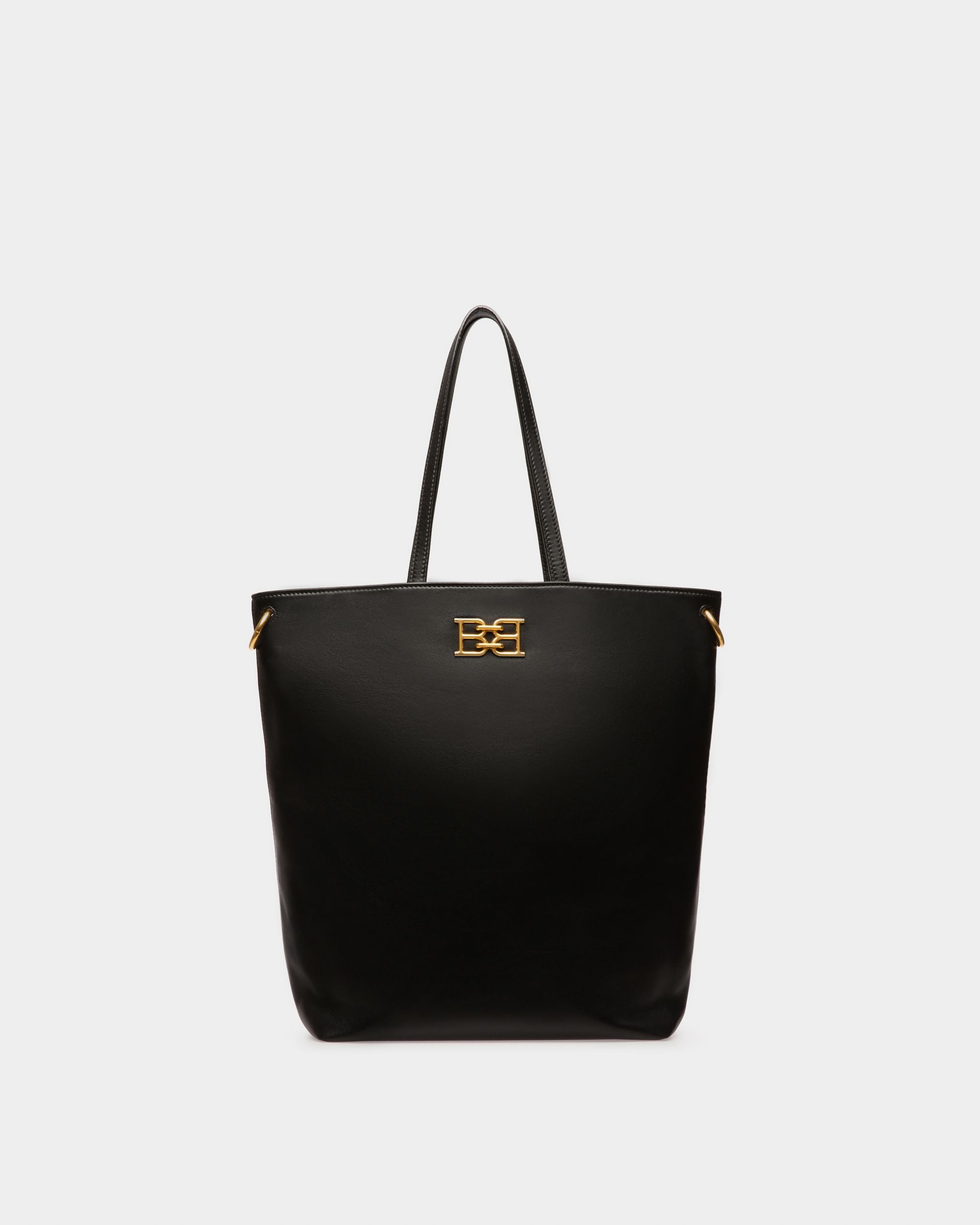 Breesy Sac Fourre-Tout En Cuir Noir - Femme - Bally - 01