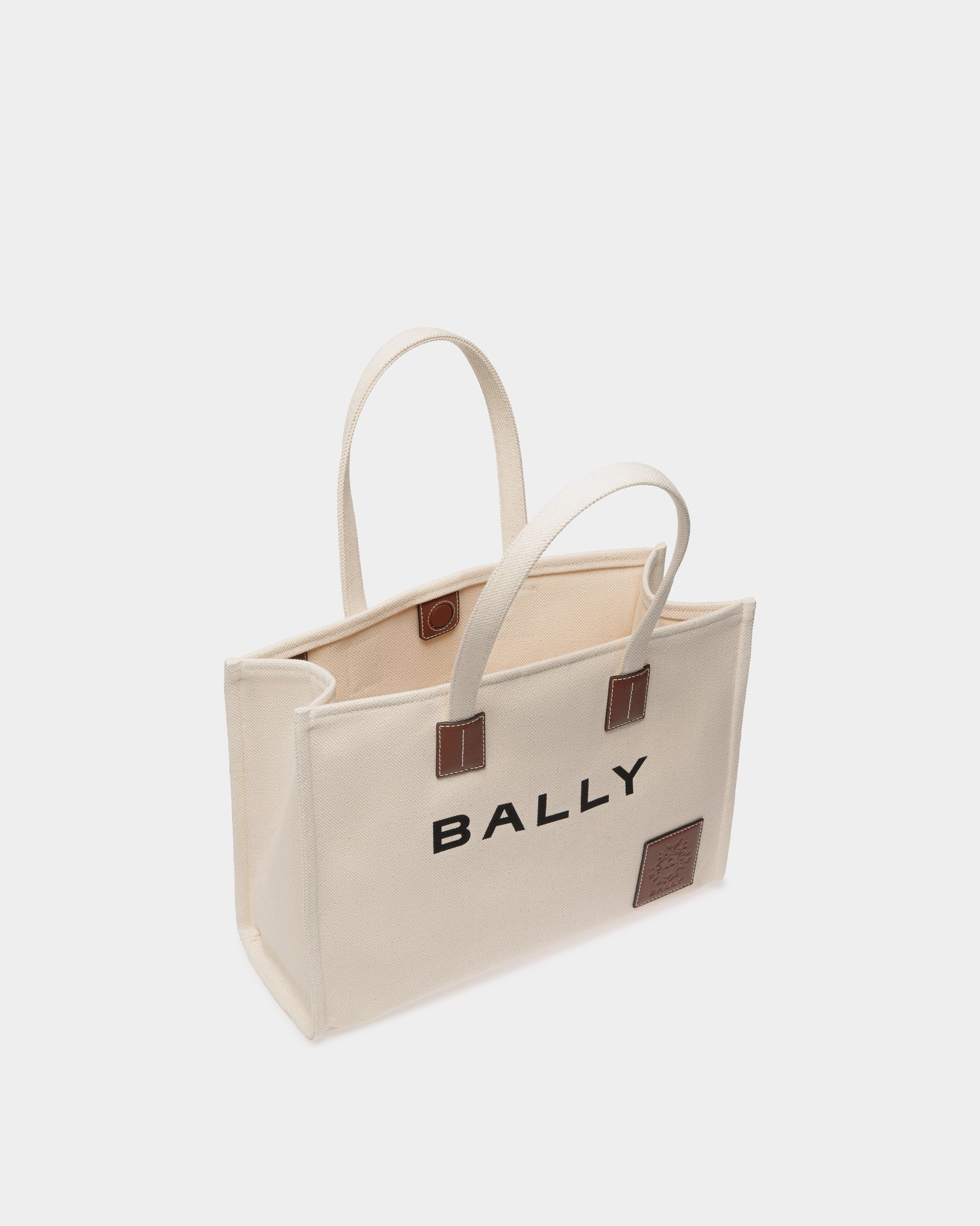 Sac Cabas Akelei En Toile - Femme - Bally - 05