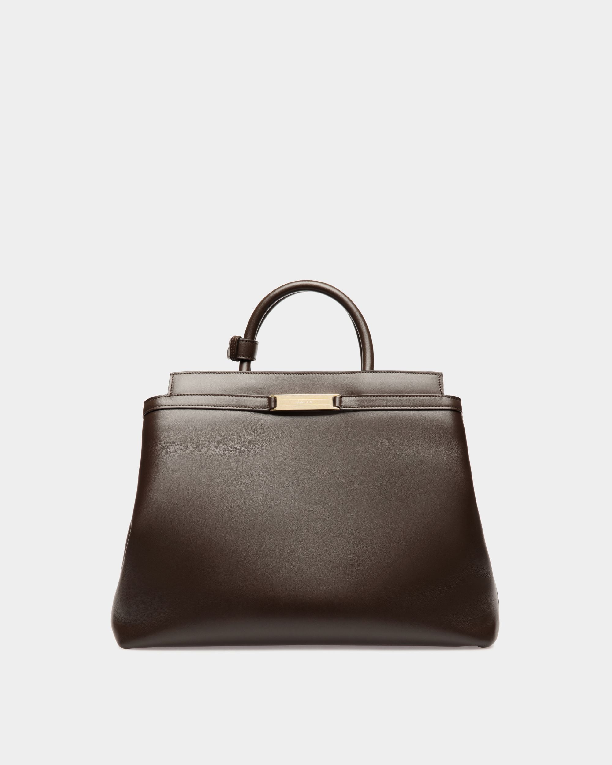 Bolso Tote Deco De Piel Ébano - Mujer - Bally - 01